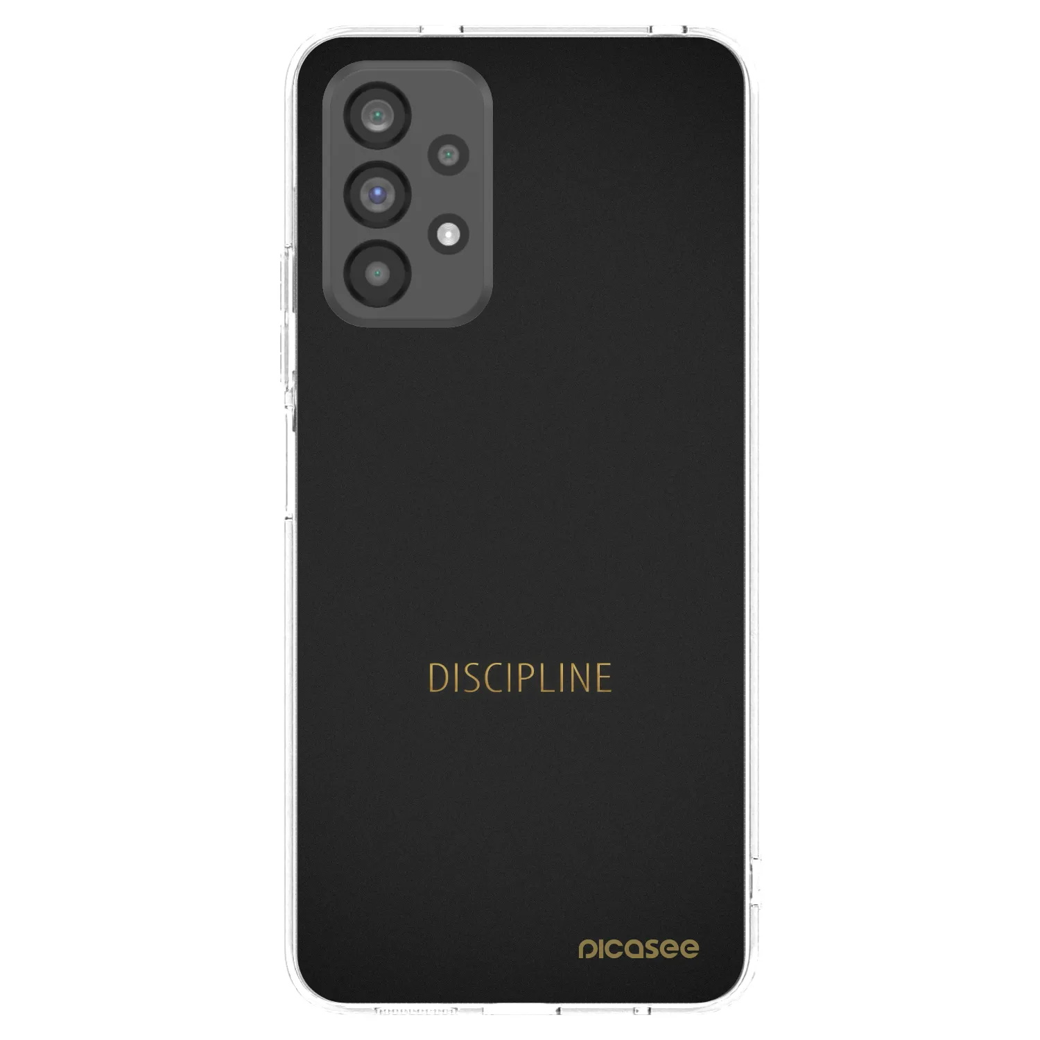 Picasee silikónový prehľadný obal pre Samsung Galaxy A73 5G - Discipline