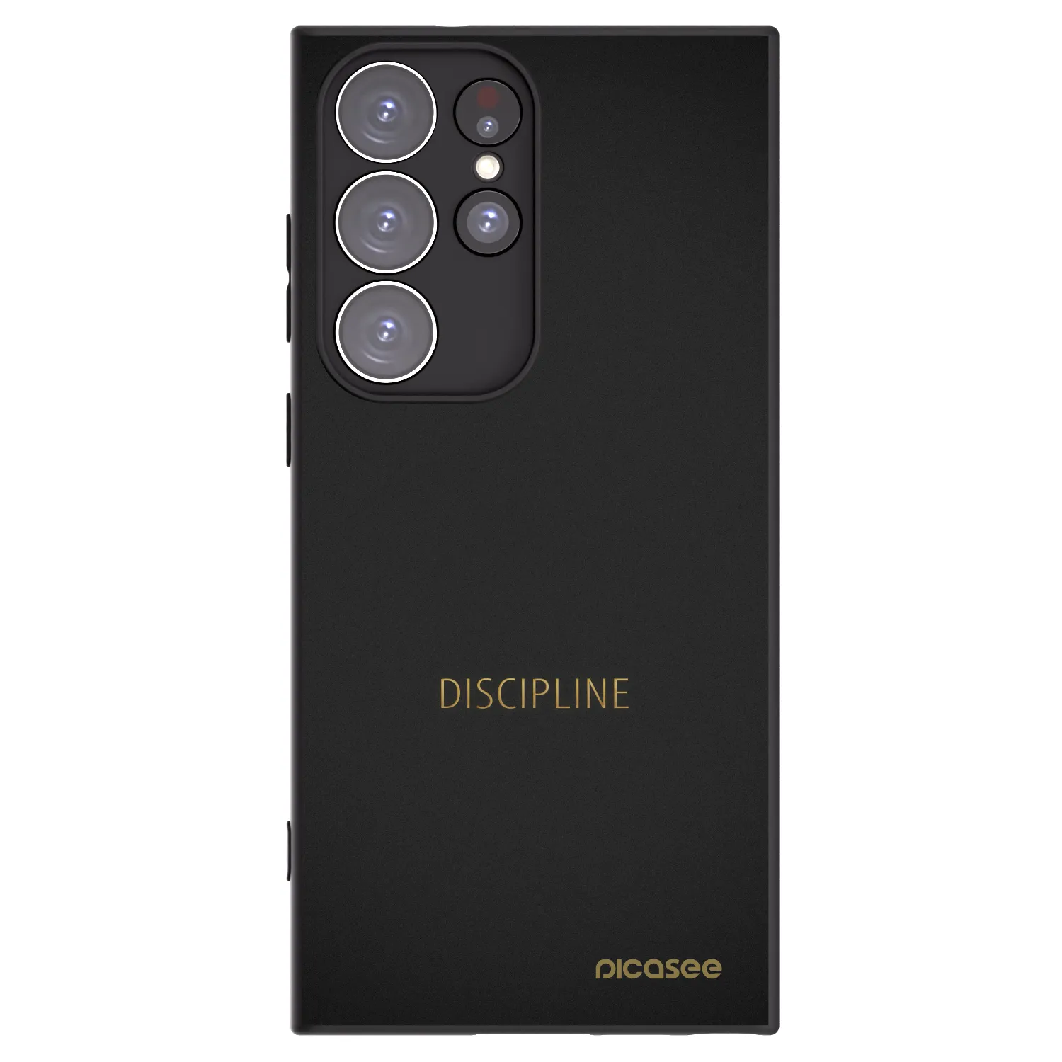 Silikónový čierny obal pre Samsung Galaxy S23 Ultra 5G - Discipline