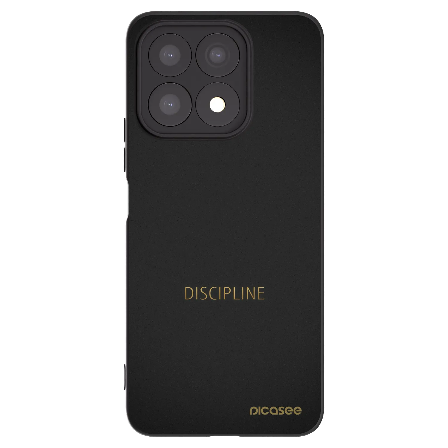Picasee silikónový čierny obal pre Honor X8a - Discipline