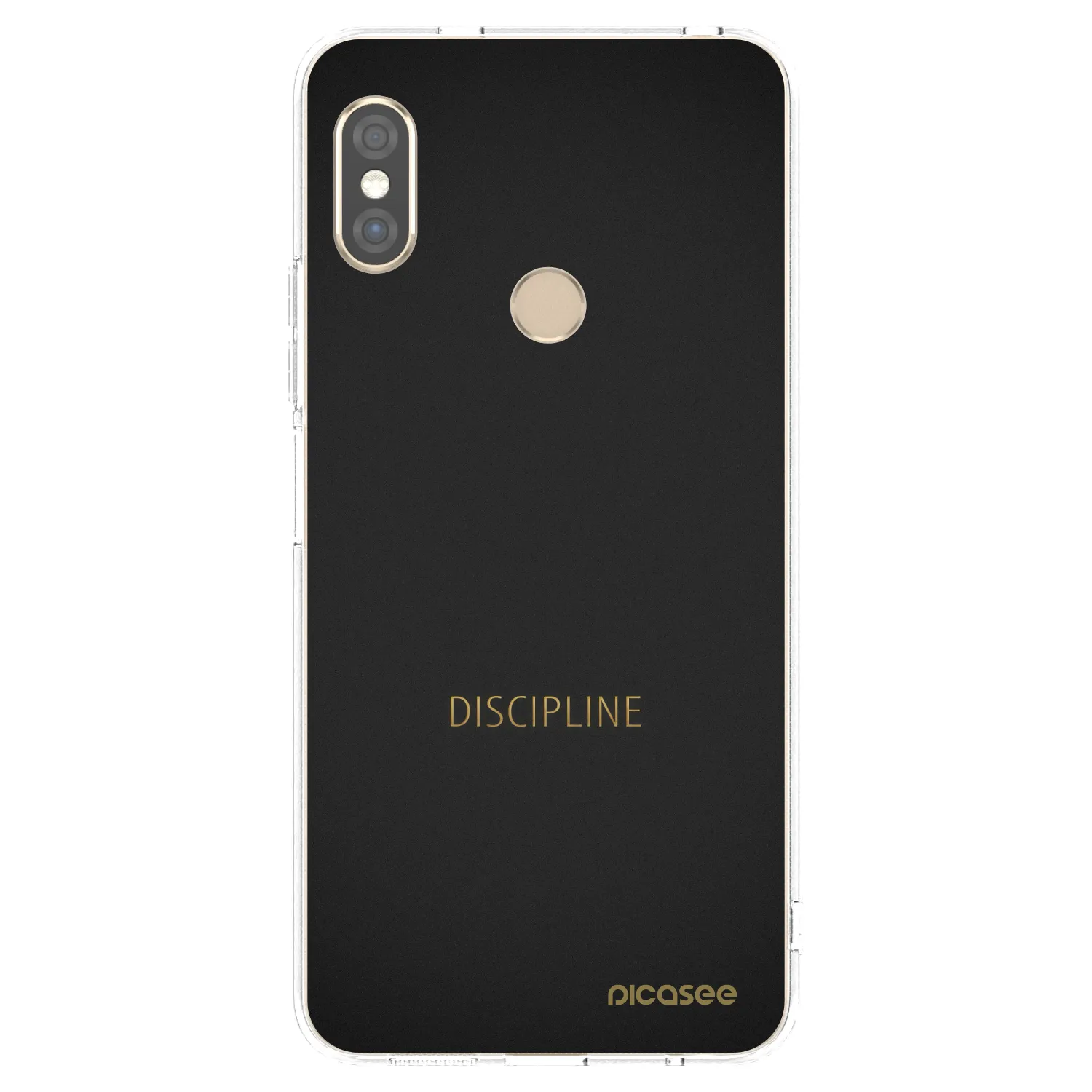 Silikónový prehľadný obal pre Xiaomi Redmi Note 5 Global - Discipline