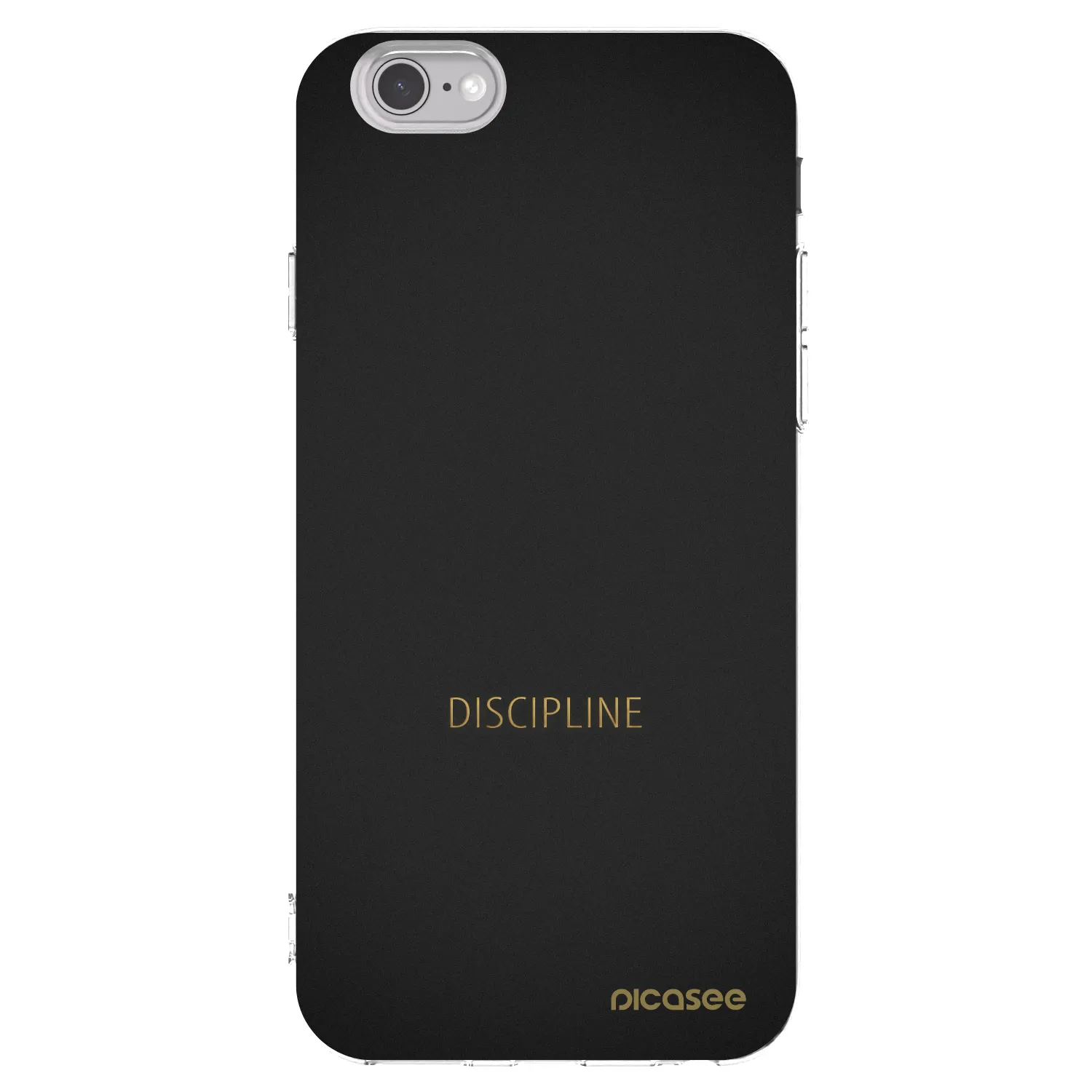 Silikónový prehľadný obal pre Apple iPhone 6/6S - Discipline
