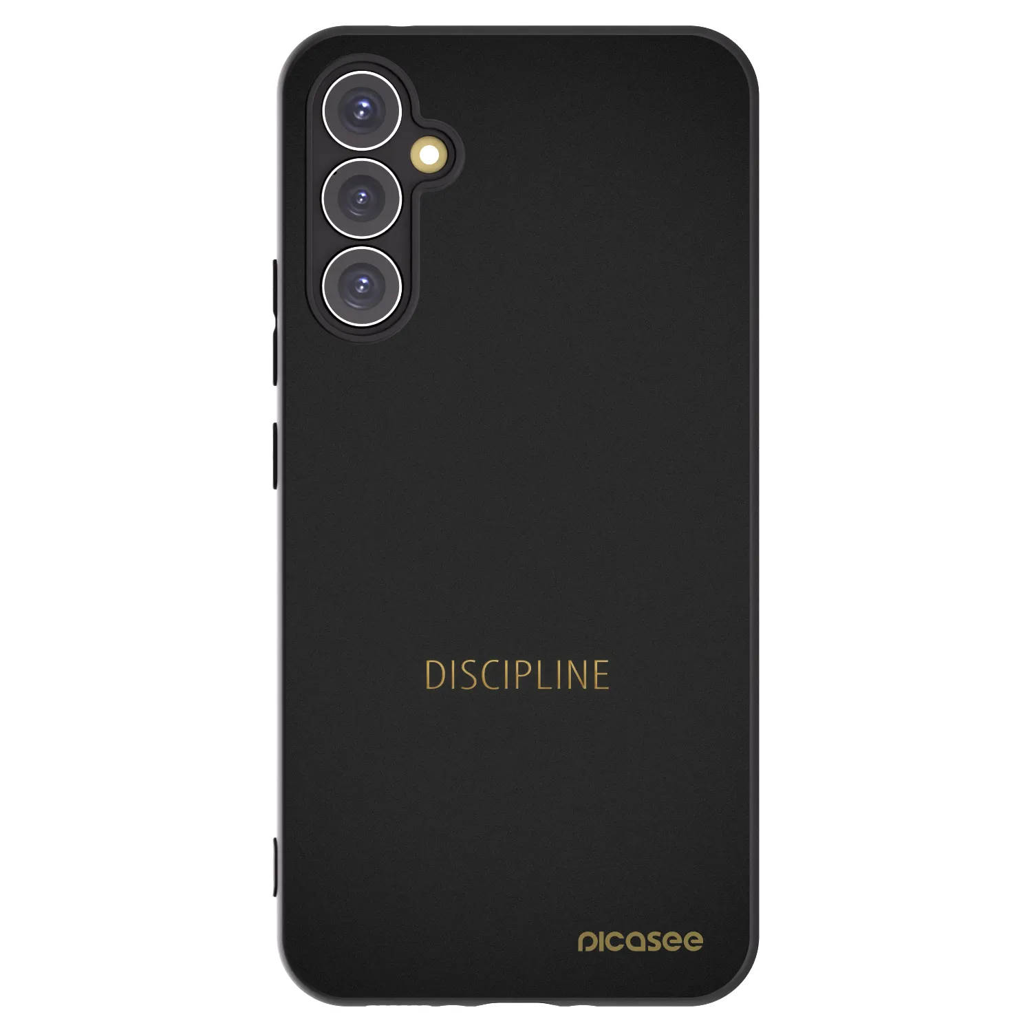Picasee silikónový čierny obal pre Samsung Galaxy A34 5G A346B - Discipline