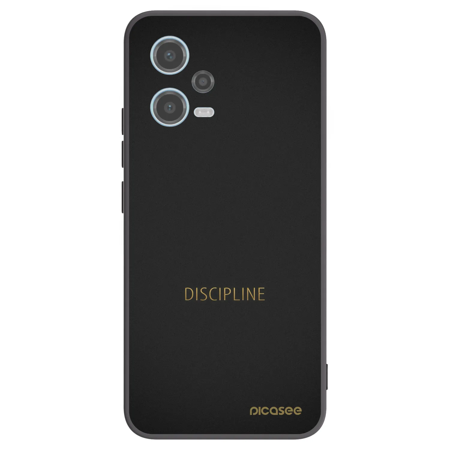 Picasee silikónový čierny obal pre Xiaomi Redmi Note 12 5G - Discipline