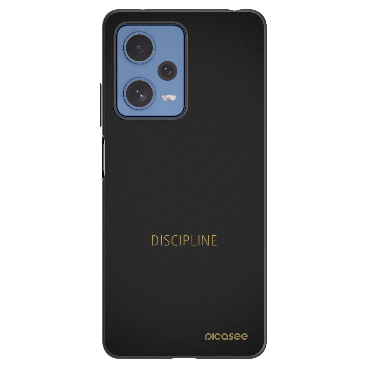 Picasee silikónový čierny obal pre Xiaomi Redmi Note 12 Pro 5G - Discipline