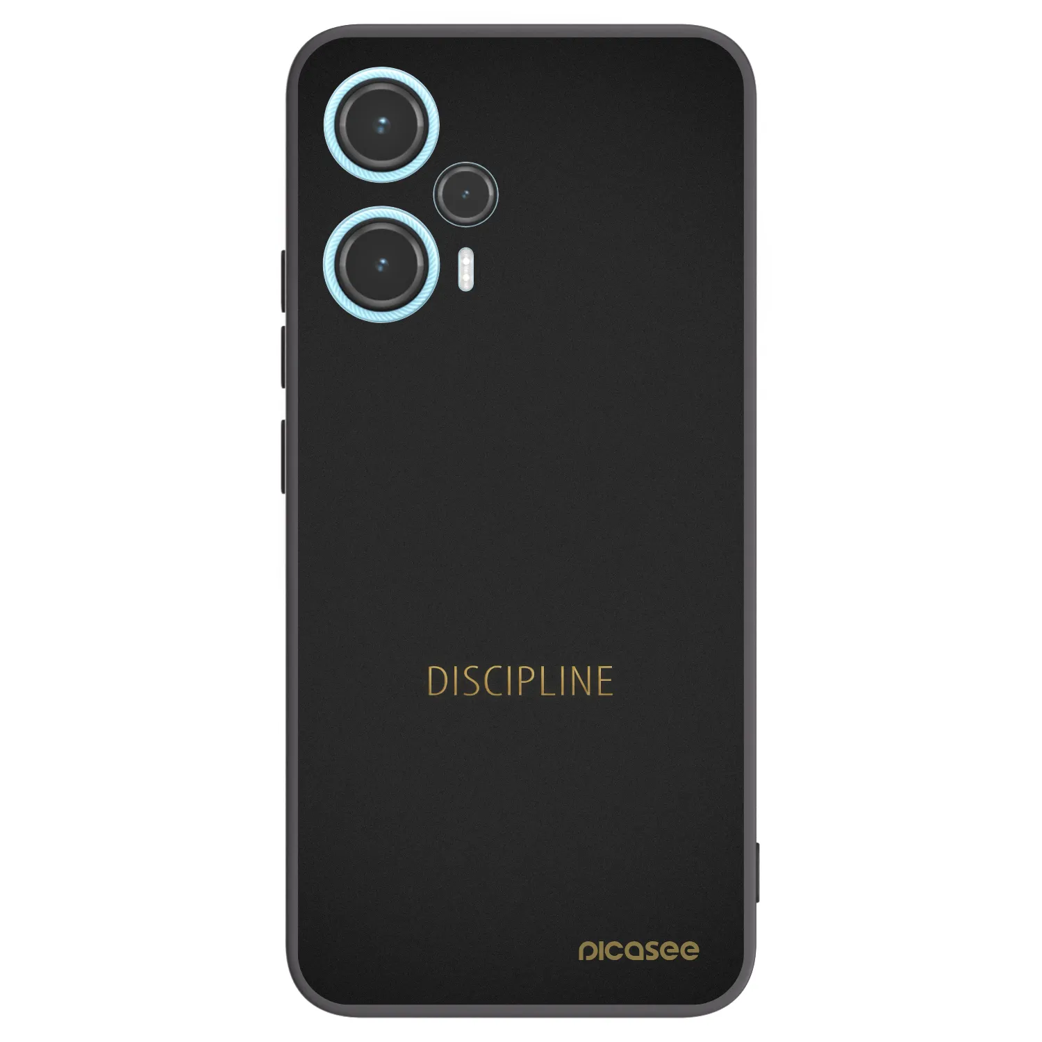 Picasee silikónový čierny obal pre Xiaomi Poco F5 - Discipline