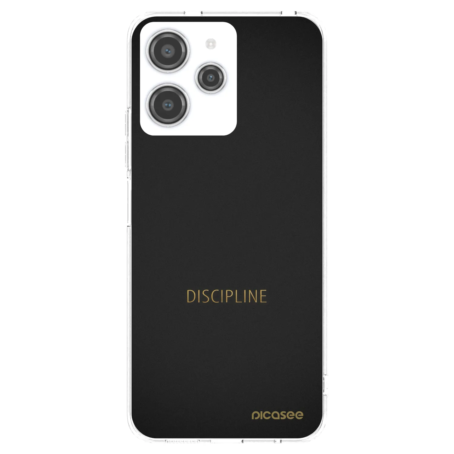 Silikónový prehľadný obal pre Xiaomi Redmi 12 4G - Discipline