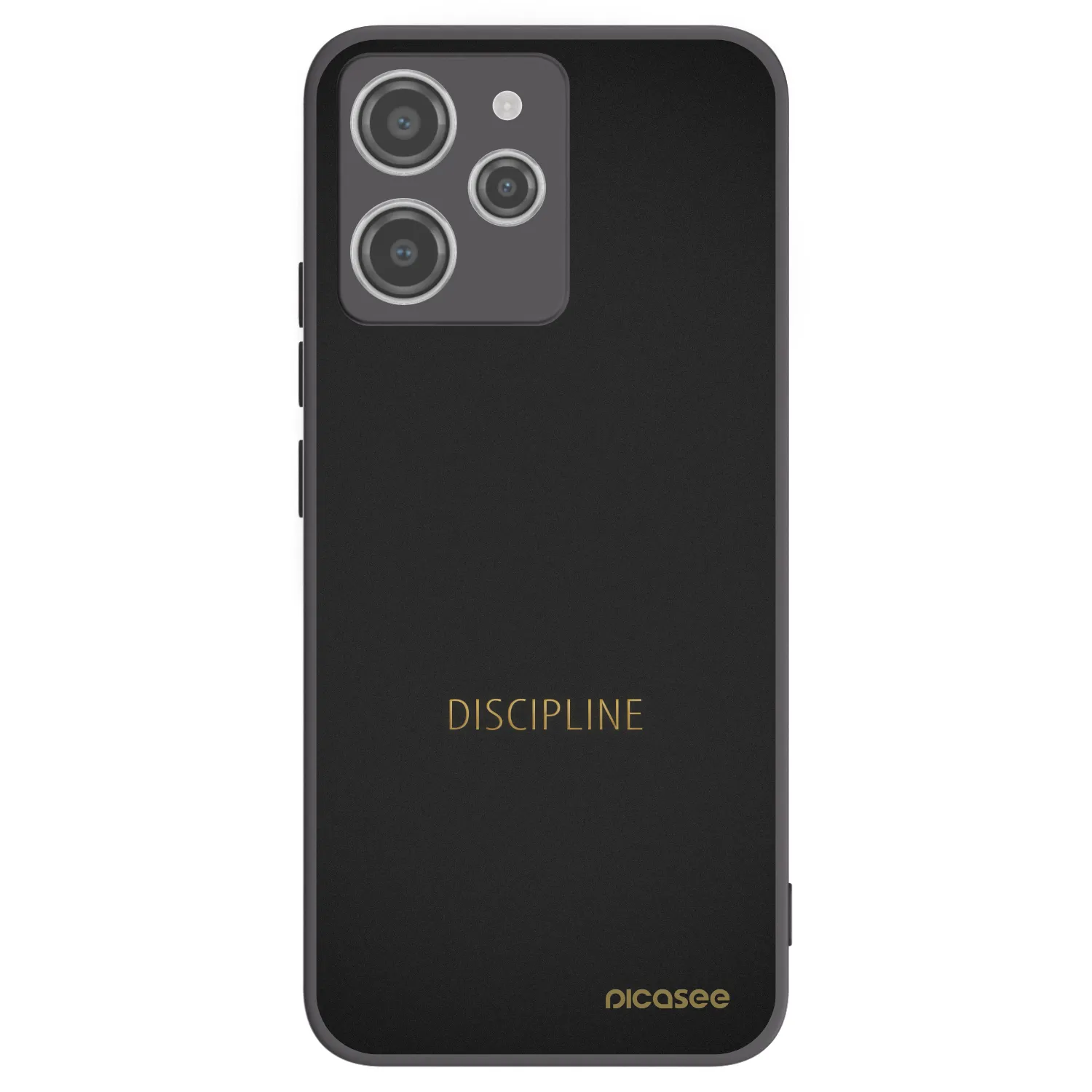 Silikónový čierny obal pre Xiaomi Redmi 12 4G - Discipline