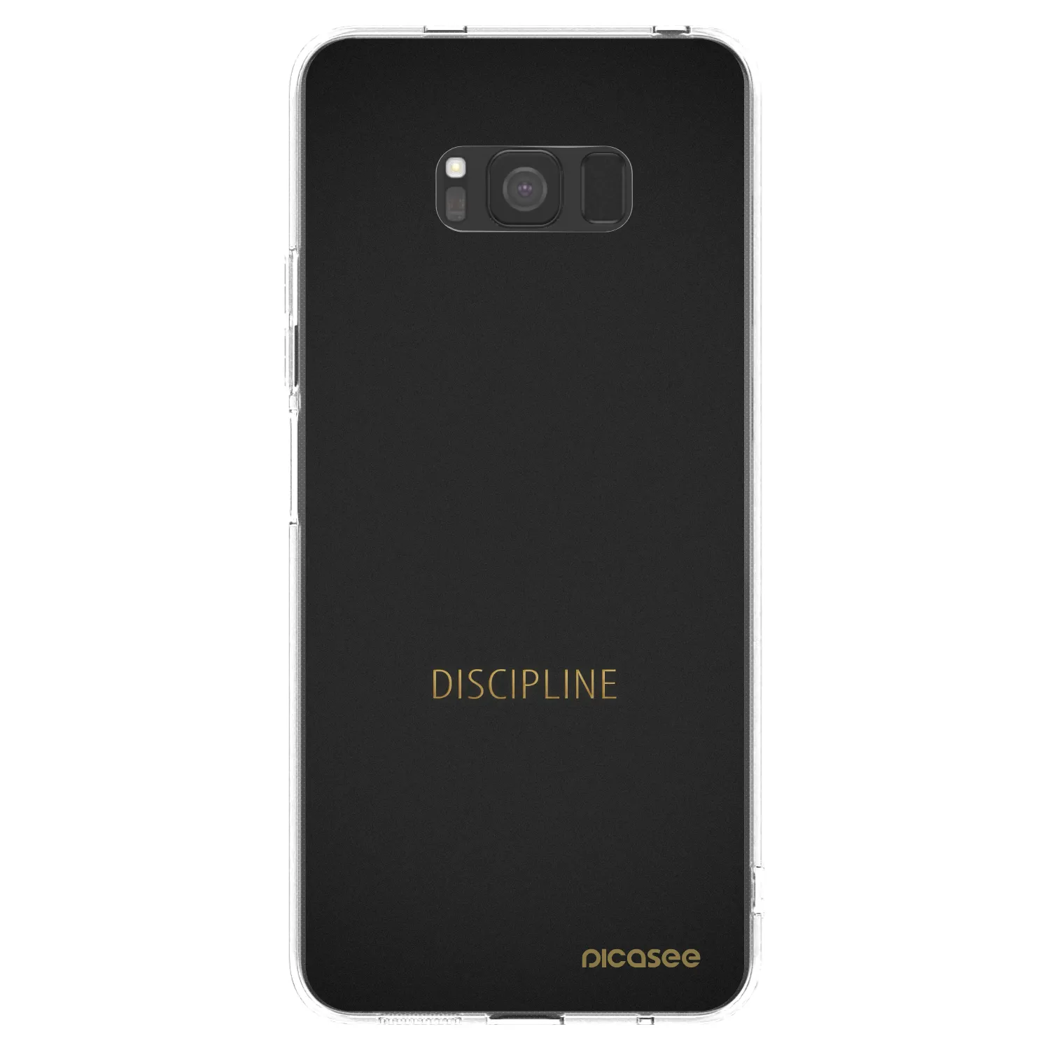 Picasee silikónový prehľadný obal pre Samsung Galaxy S8 G950F - Discipline