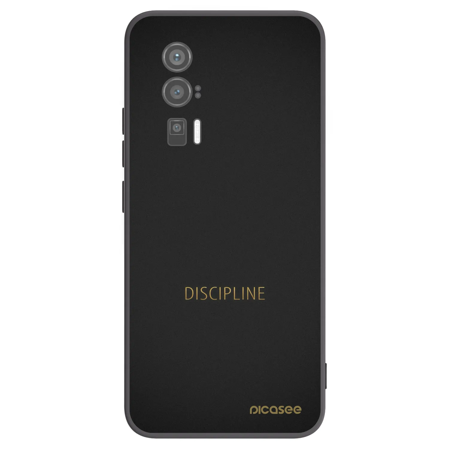 Picasee silikónový čierny obal pre Xiaomi Poco F5 Pro 5G - Discipline