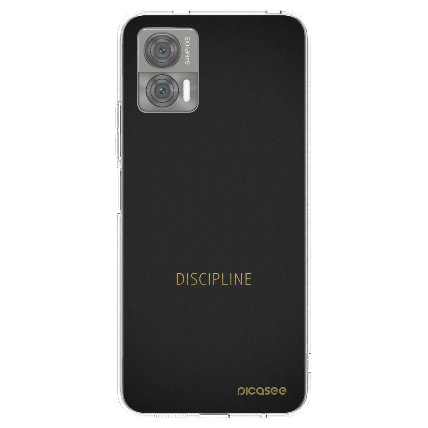 Silikónový prehľadný obal pre Motorola Edge 30 Neo - Discipline