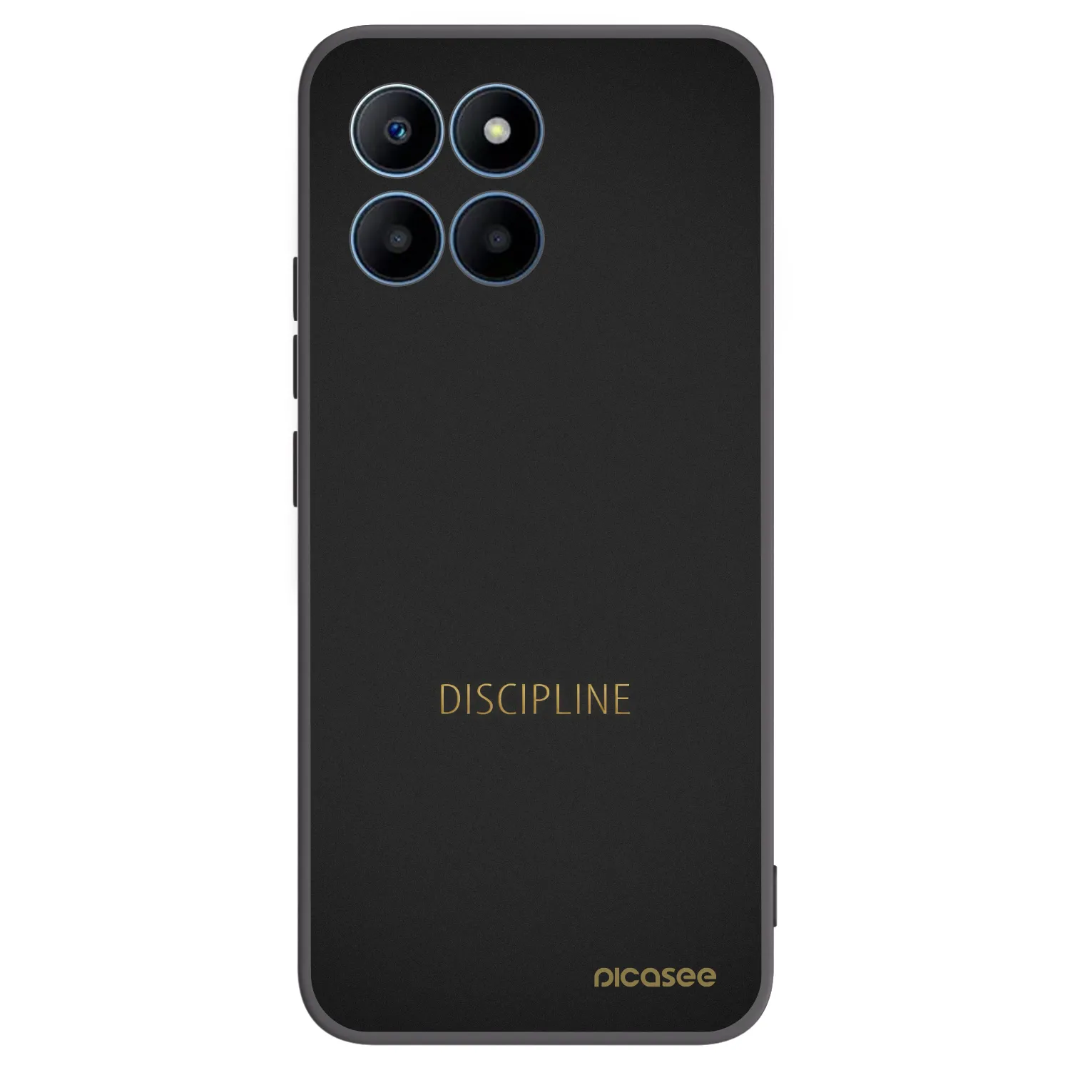 Picasee silikónový čierny obal pre Honor 70 Lite - Discipline