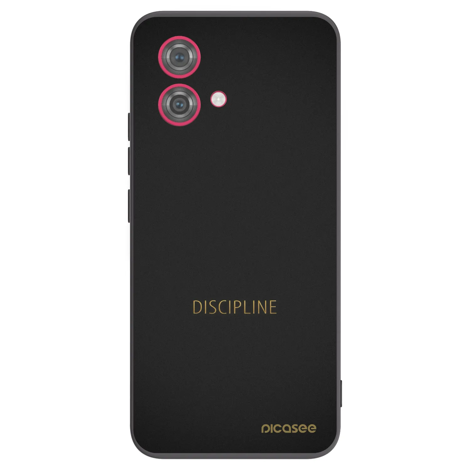 Silikónový čierny obal pre Motorola Moto G84 5G - Discipline