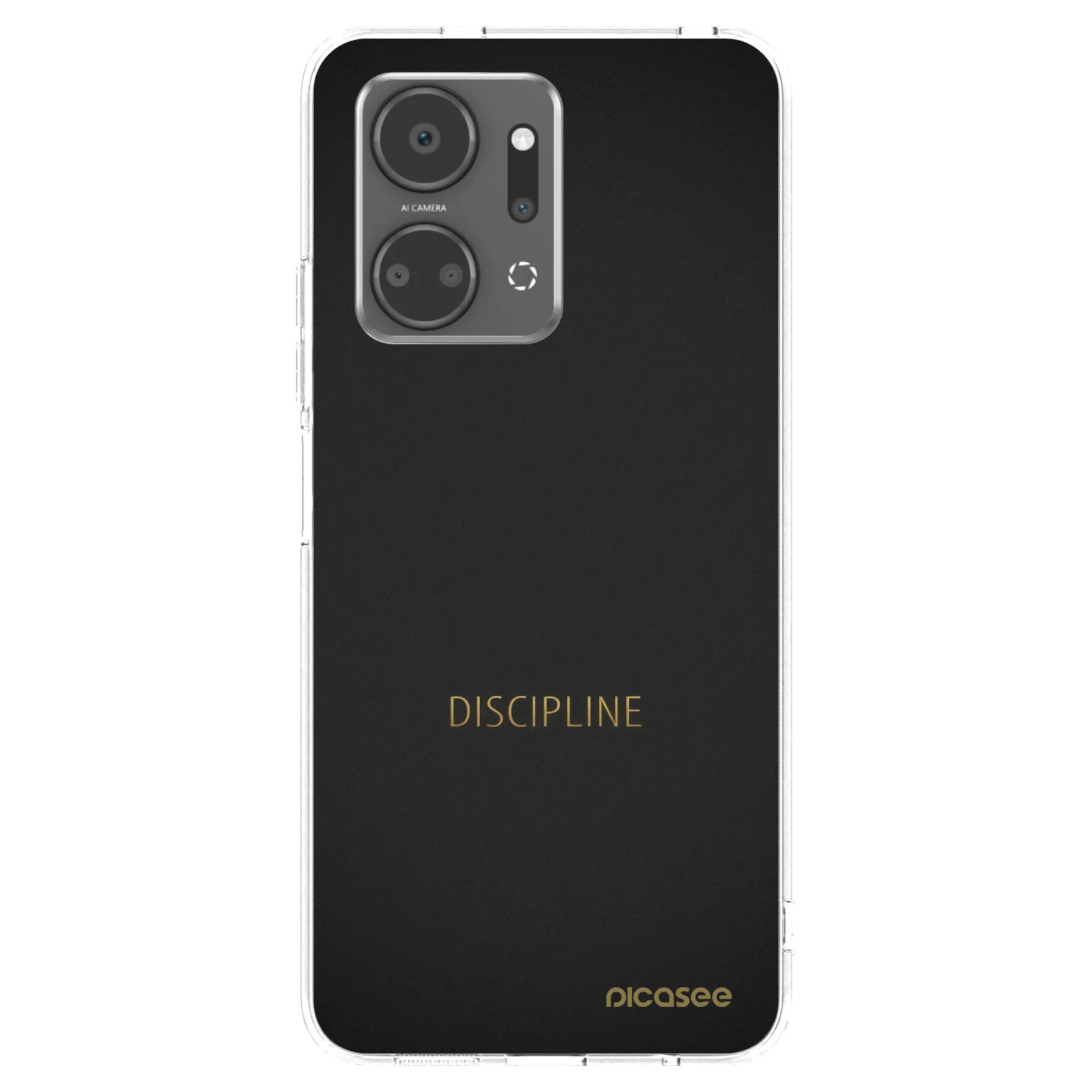 Picasee silikónový prehľadný obal pre Honor X7a - Discipline