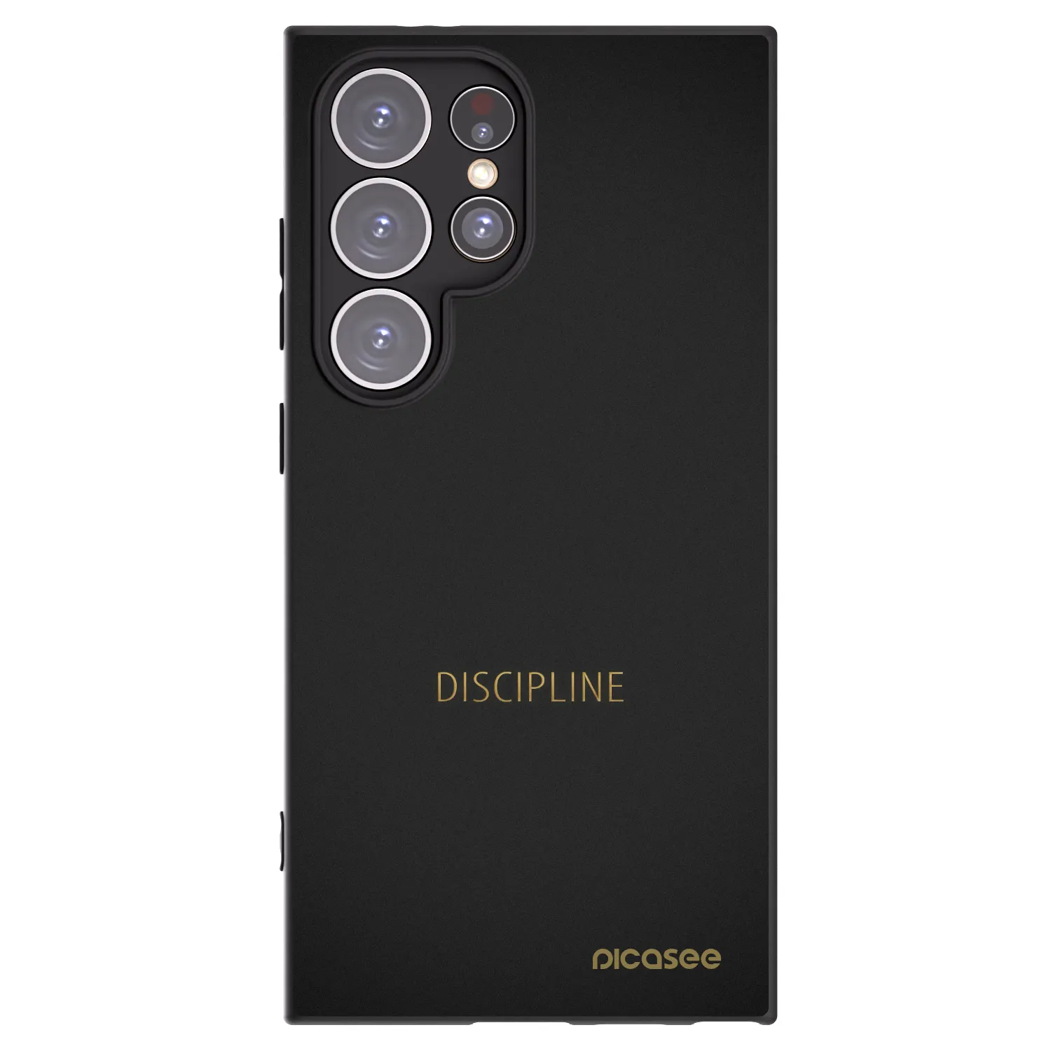 Picasee silikónový čierny obal pre Samsung Galaxy S24 Ultra S928B 5G - Discipline