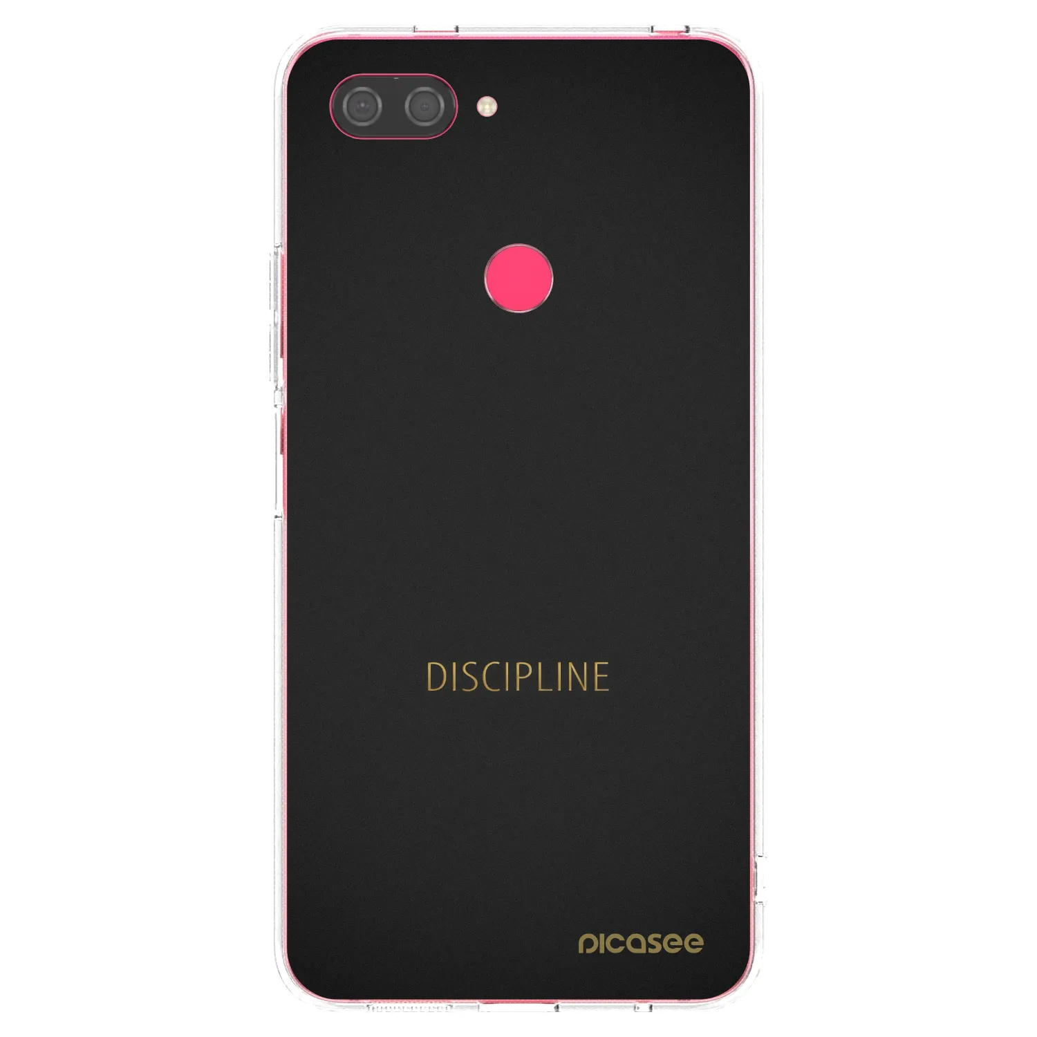Silikónový prehľadný obal pre Xiaomi Mi 8 Lite - Discipline
