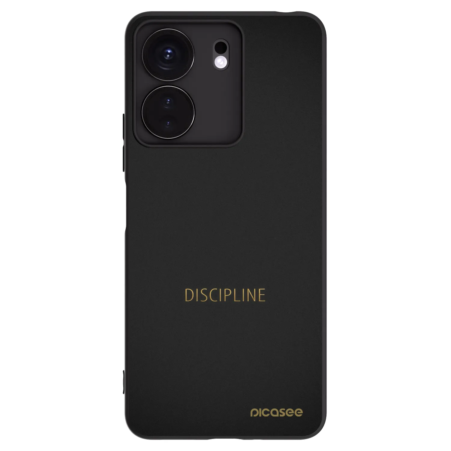 Silikónový čierny obal pre Xiaomi Redmi 13C 4G - Discipline
