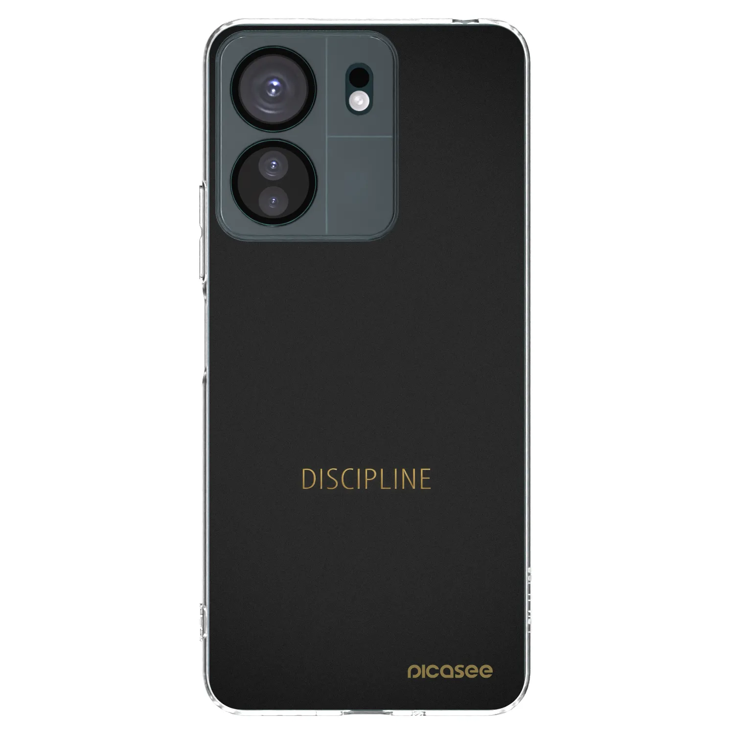 Picasee silikónový prehľadný obal pre Xiaomi Redmi 13C 4G - Discipline
