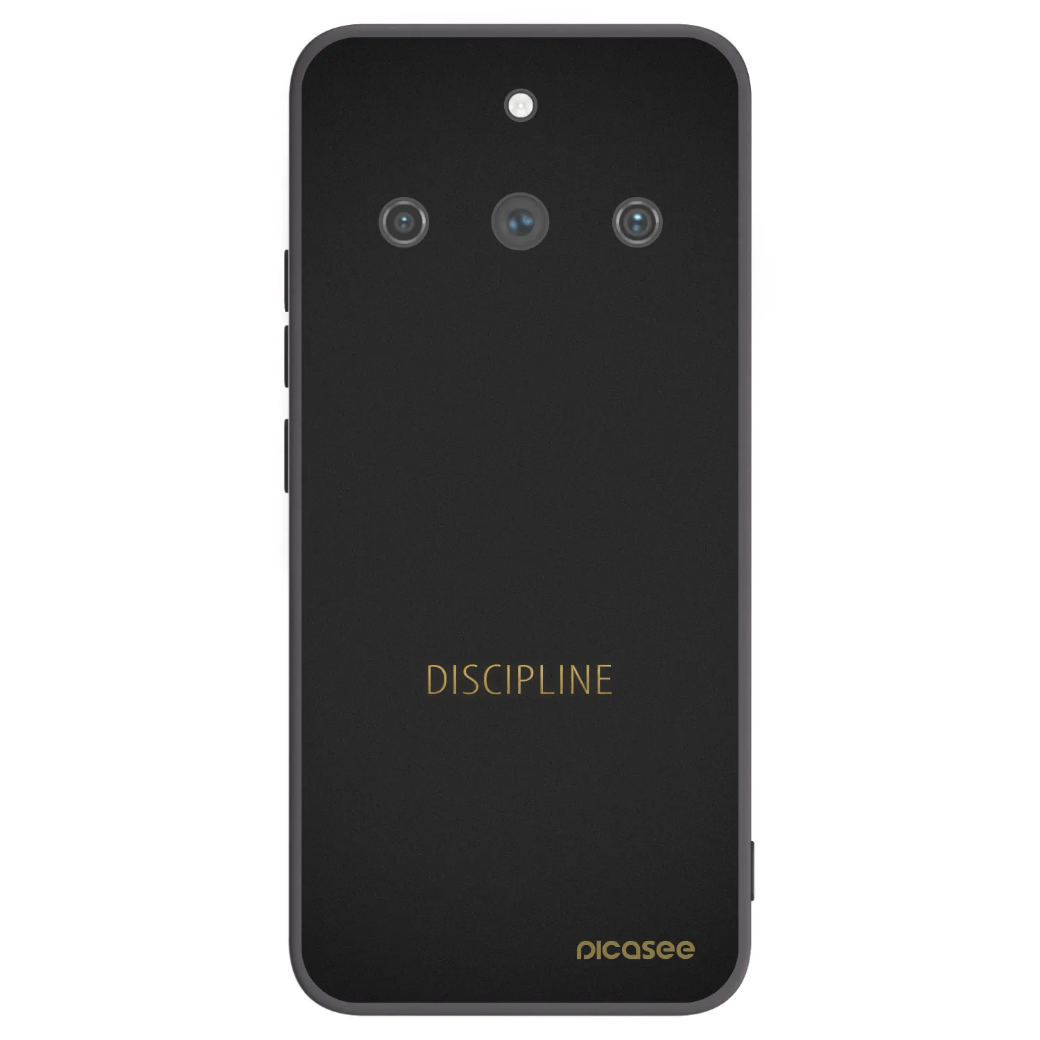 Picasee silikónový čierny obal pre Realme 11 Pro+ - Discipline