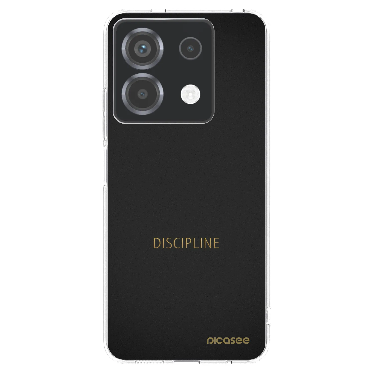 Silikónový prehľadný obal pre Xiaomi Poco X6 - Discipline