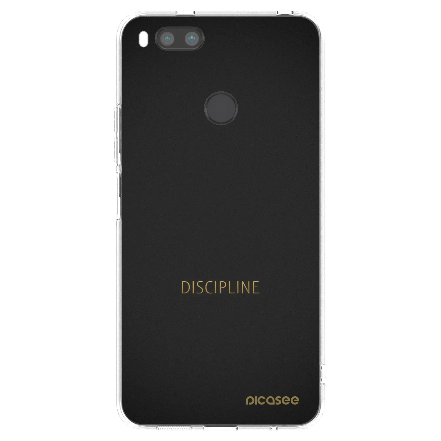 Silikónový prehľadný obal pre Xiaomi Mi A1 Global - Discipline