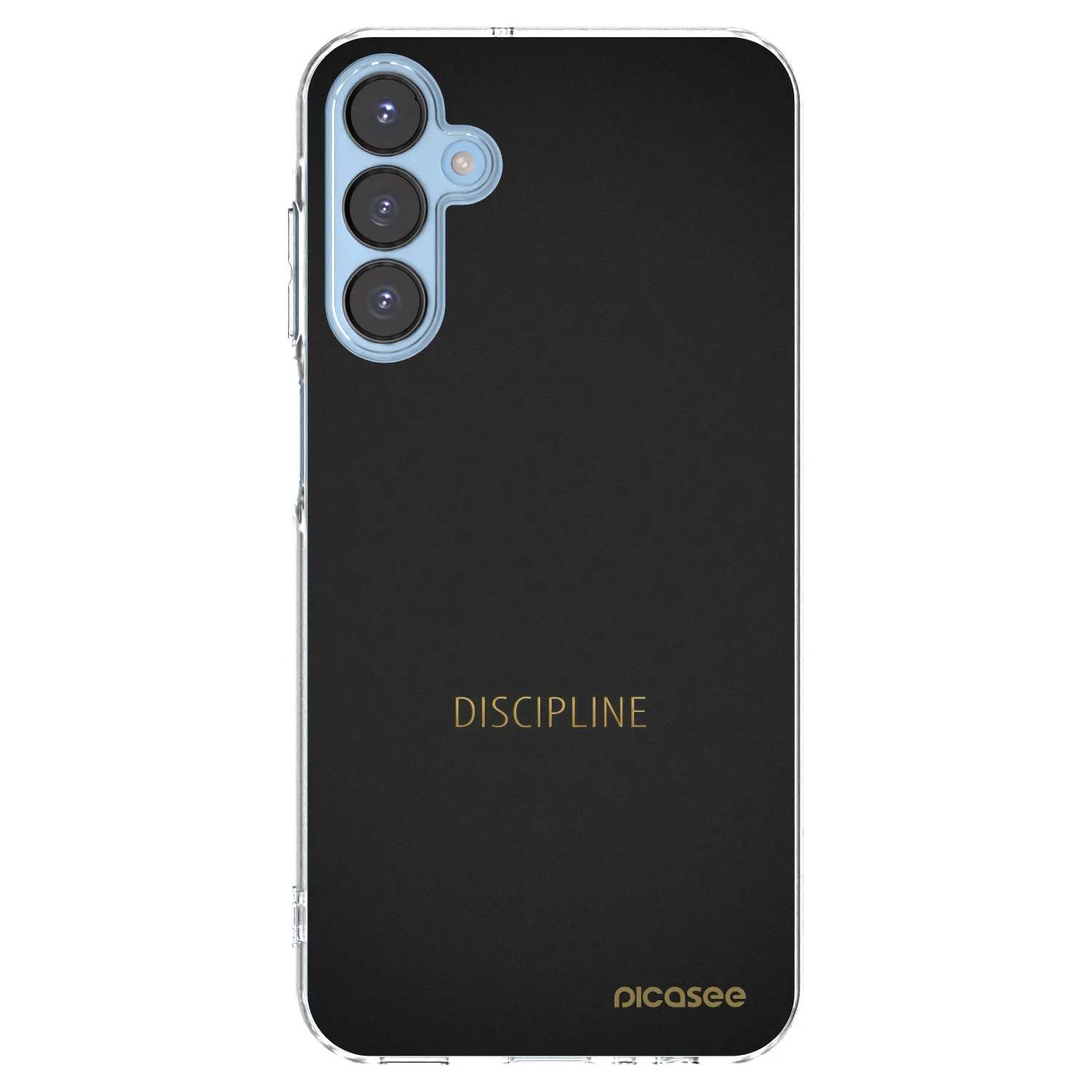 Picasee silikónový prehľadný obal pre Samsung Galaxy A15 A156B 5G - Discipline