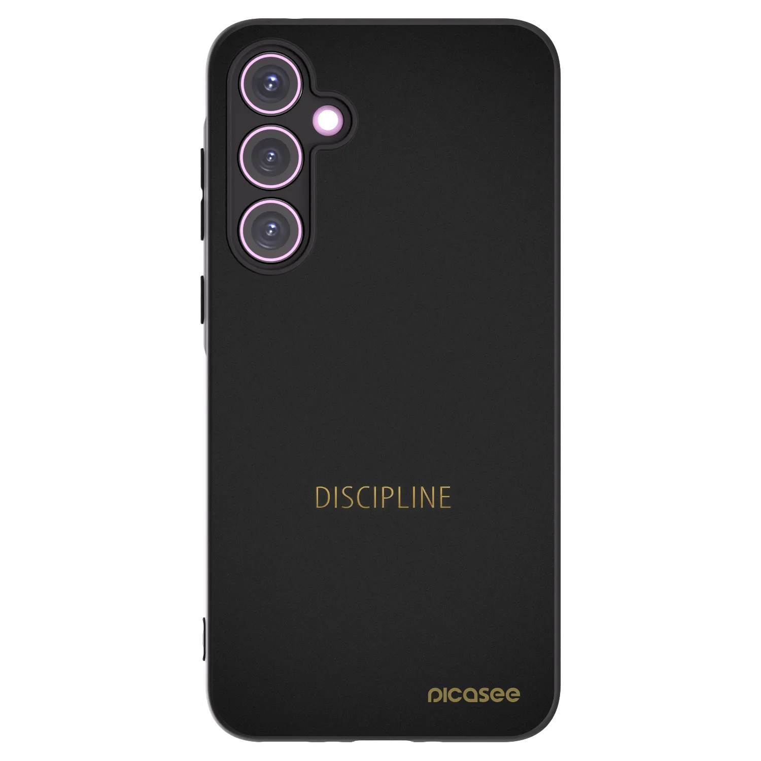 Picasee silikónový čierny obal pre Samsung Galaxy A35 5G A356B - Discipline