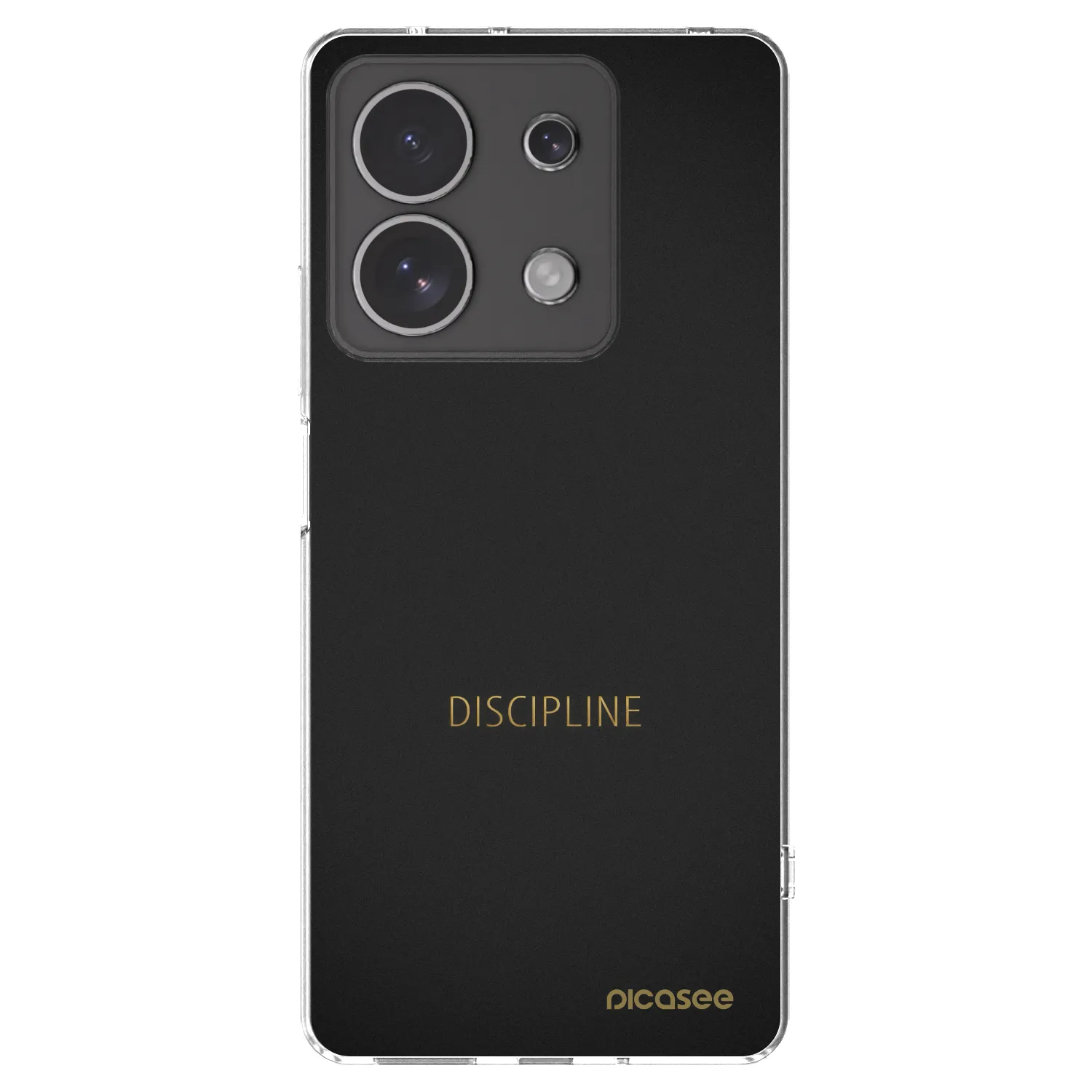 Silikónový prehľadný obal pre Xiaomi Redmi Note 13 4G - Discipline