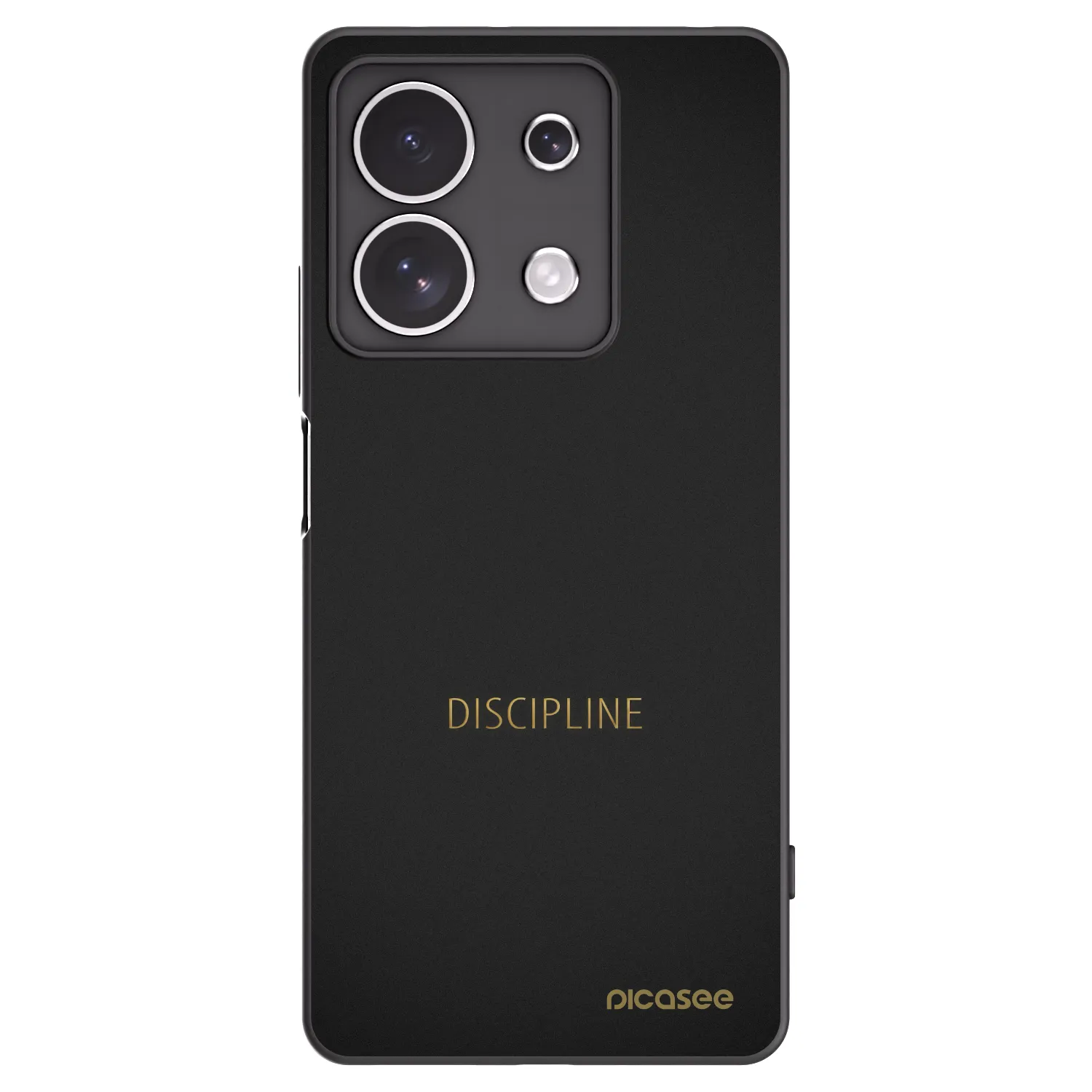 Silikónový čierny obal pre Xiaomi Redmi Note 13 4G - Discipline