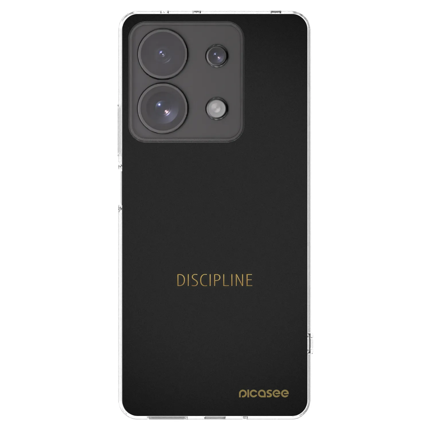 Silikónový prehľadný obal pre Xiaomi Redmi Note 13 Pro 4G - Discipline