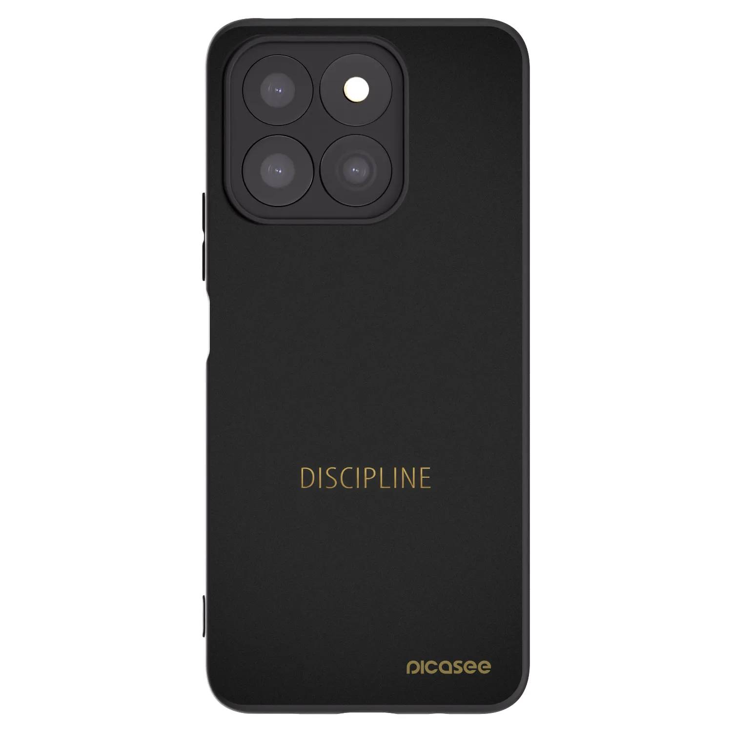 Picasee silikónový čierny obal pre Honor X8b - Discipline
