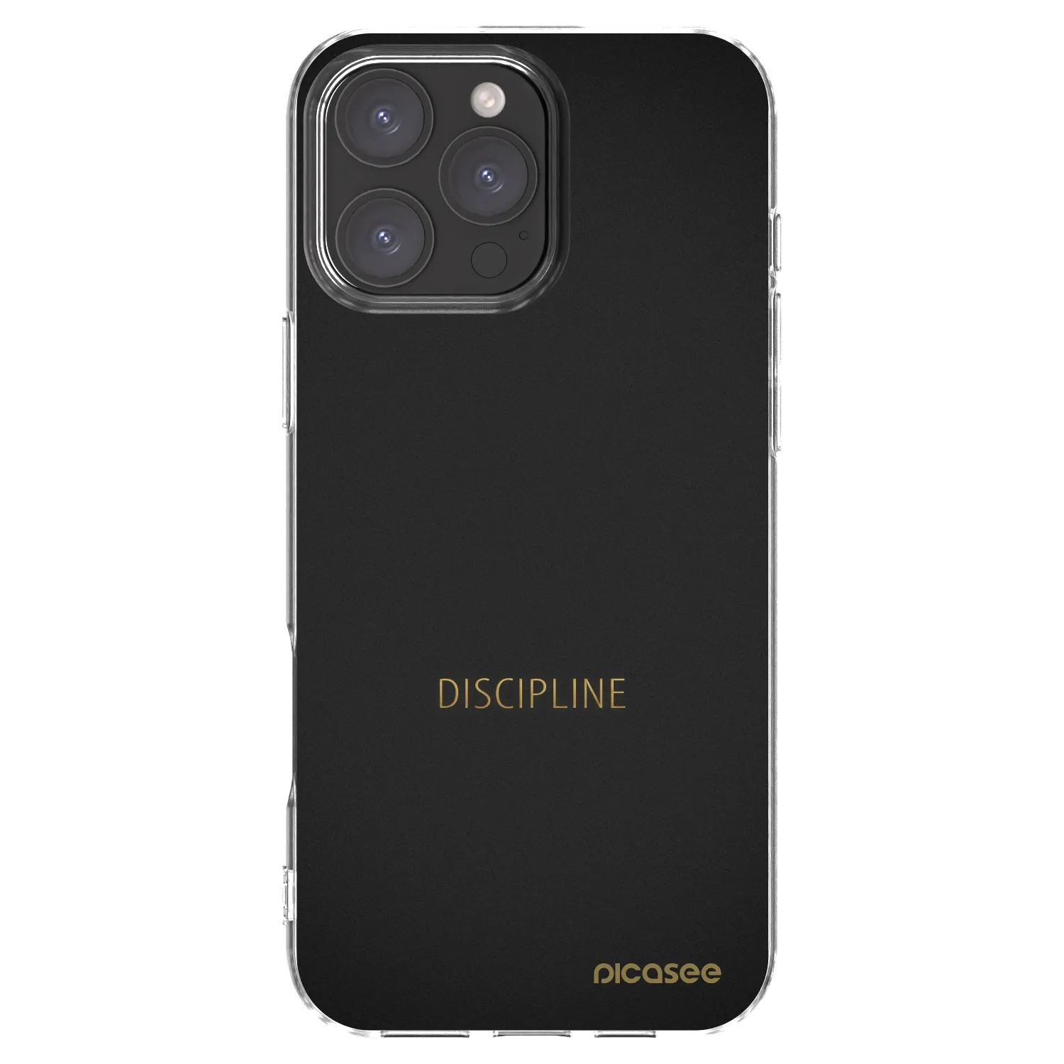 Silikónový prehľadný obal pre Apple iPhone 16 Pro Max - Discipline