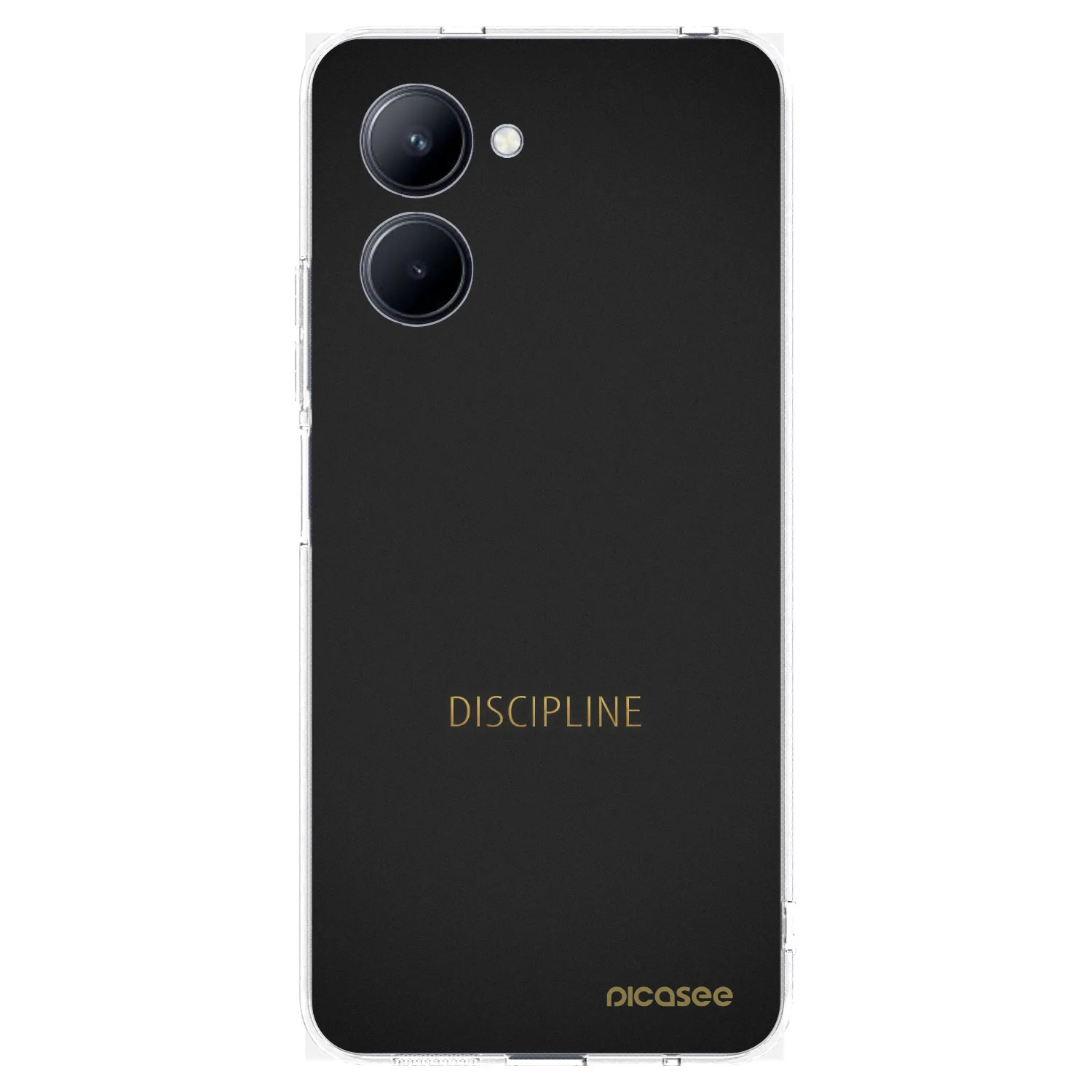 Picasee silikónový prehľadný obal pre Realme C33 (2023) - Discipline
