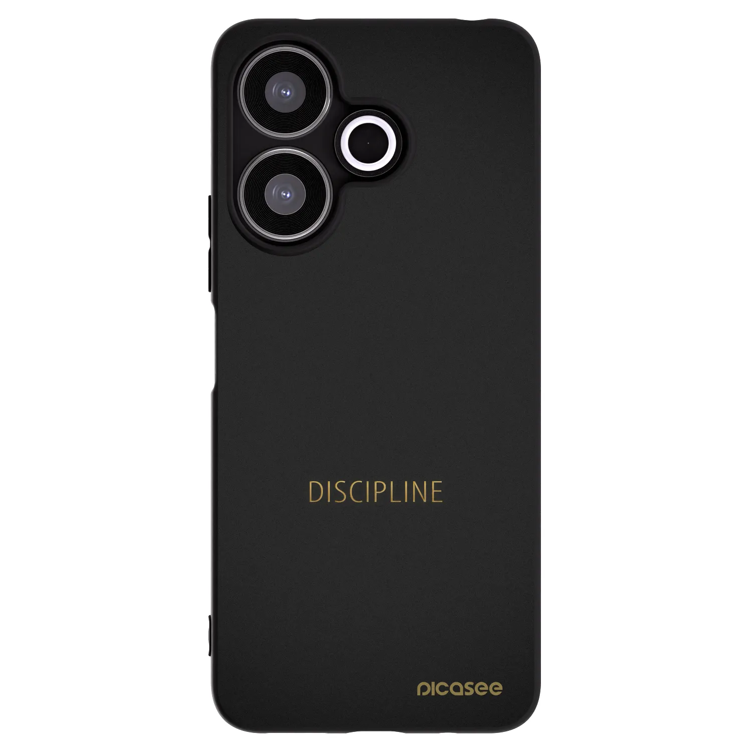 Silikónový čierny obal pre Xiaomi Redmi 13 4G - Discipline