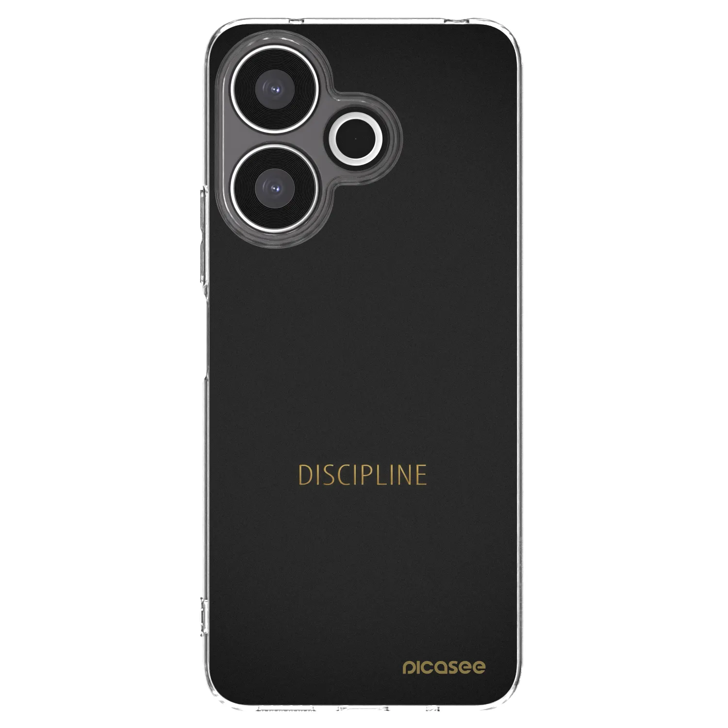 Silikónový prehľadný obal pre Xiaomi Redmi 13 4G - Discipline