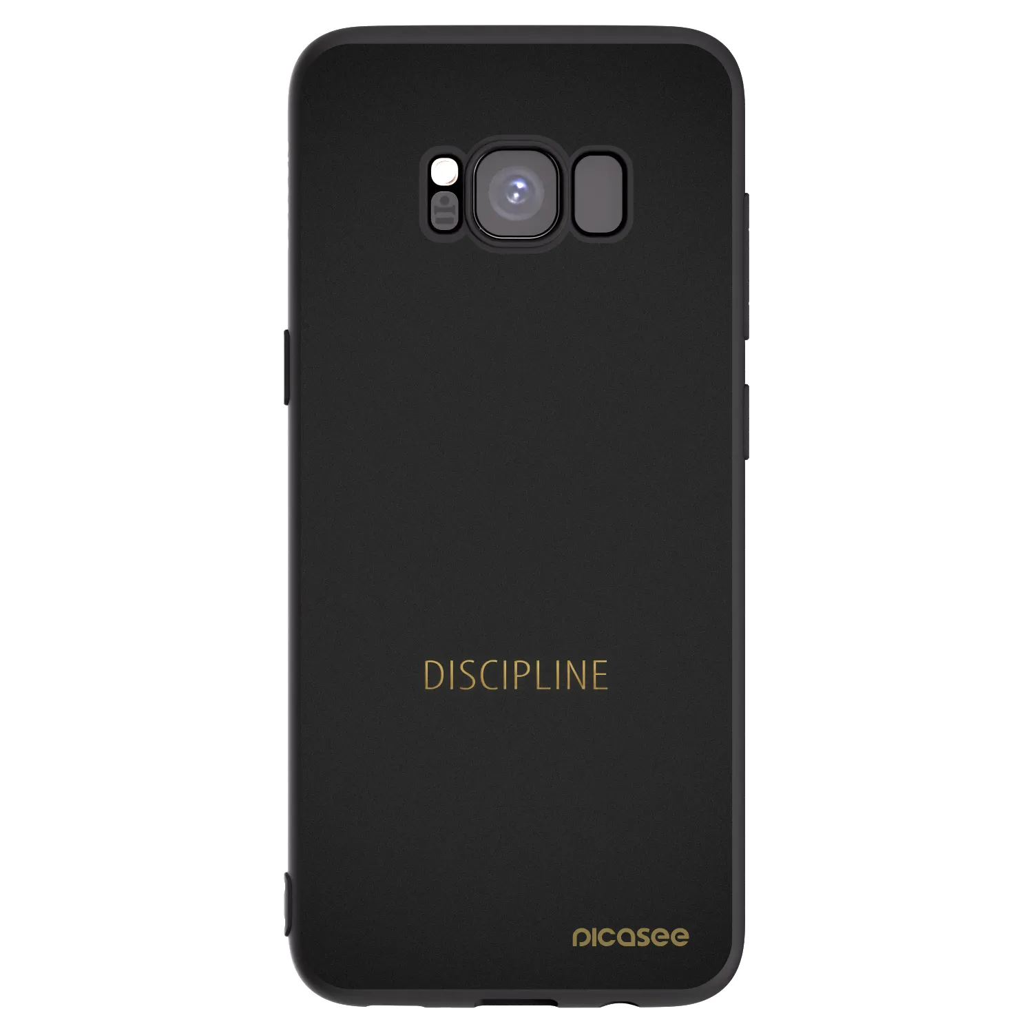 Picasee silikónový čierny obal pre Samsung Galaxy S8 G950F - Discipline