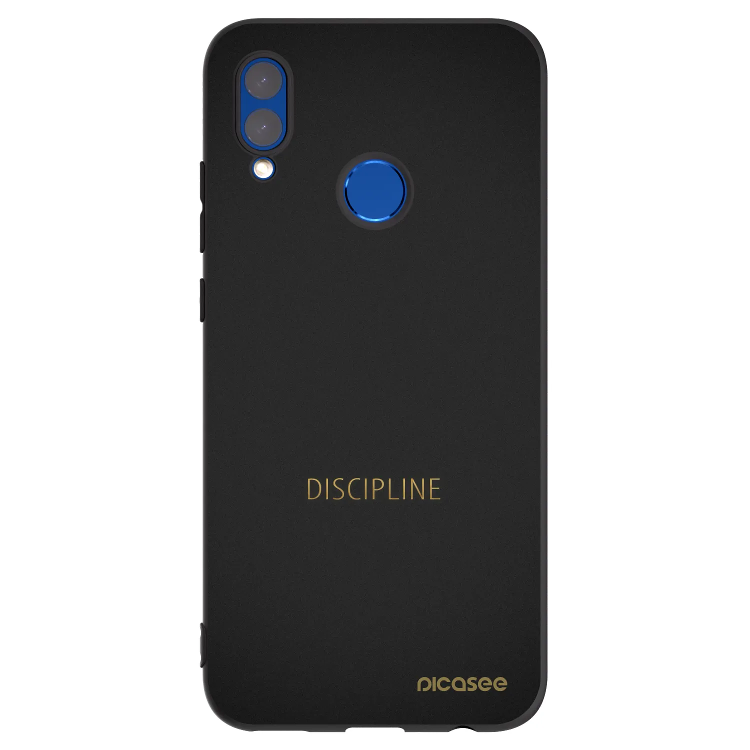 Picasee silikónový čierny obal pre Huawei P Smart 2019 - Discipline