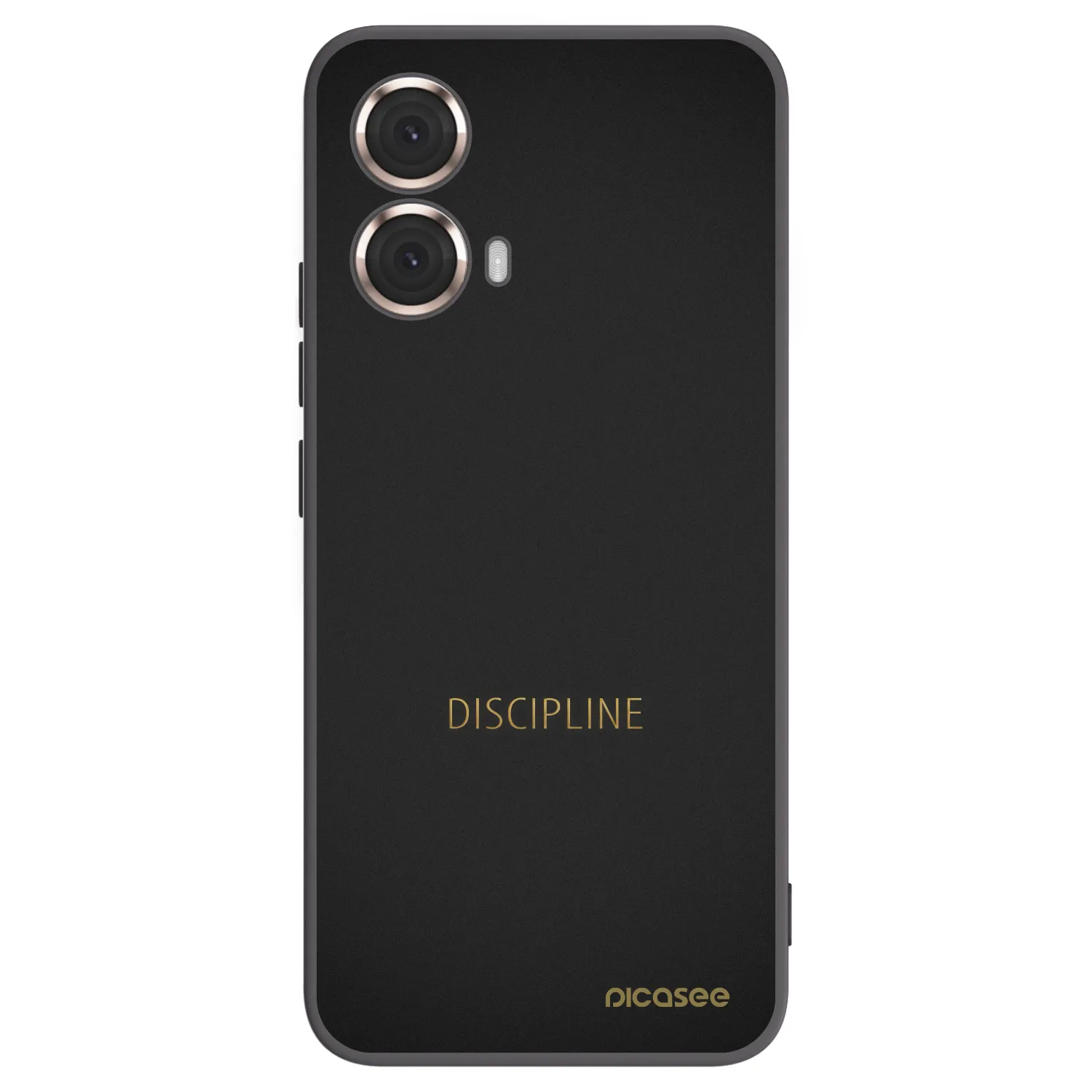 Silikónový čierny obal pre Motorola Moto G85 - Discipline