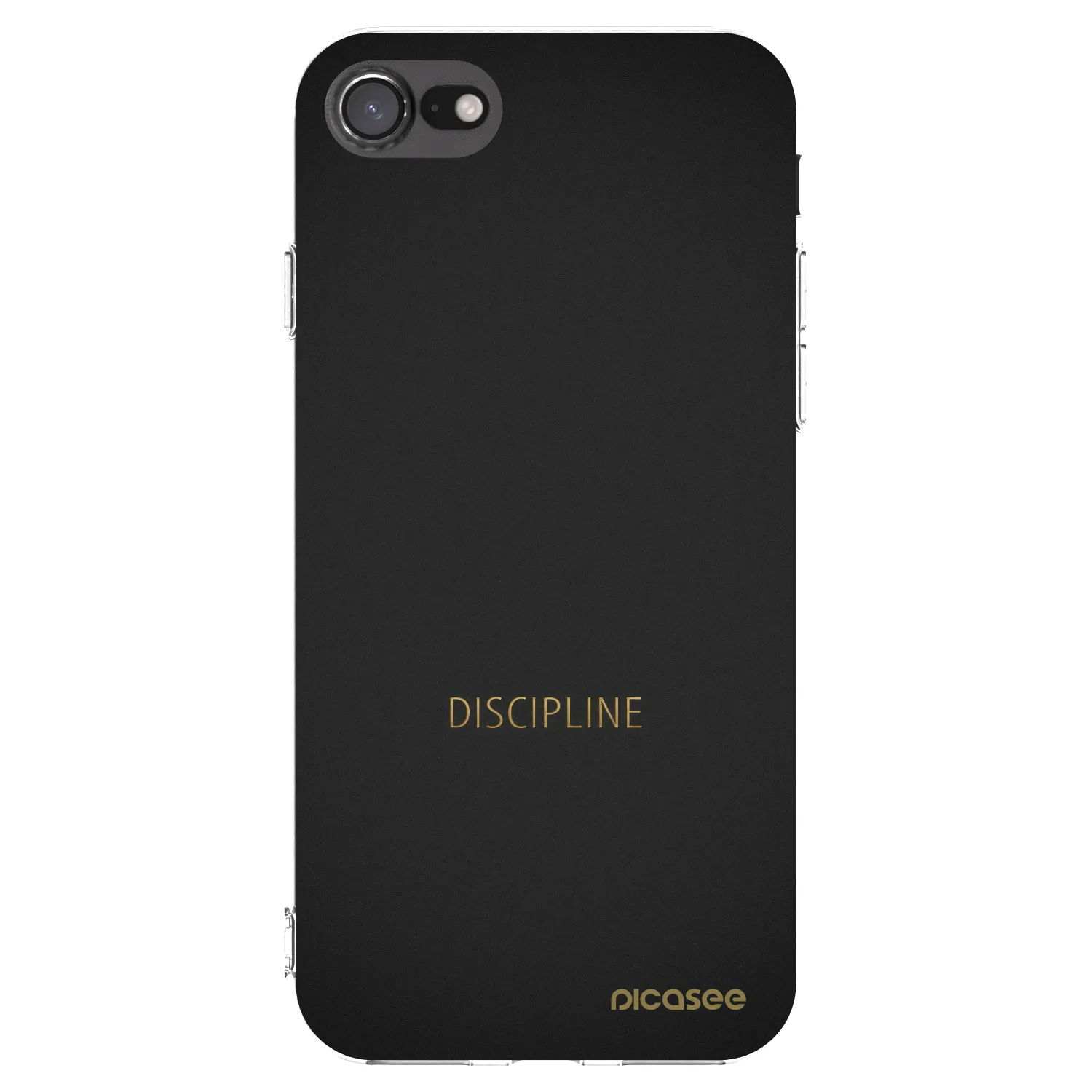 Silikónový prehľadný obal pre Apple iPhone 7 - Discipline