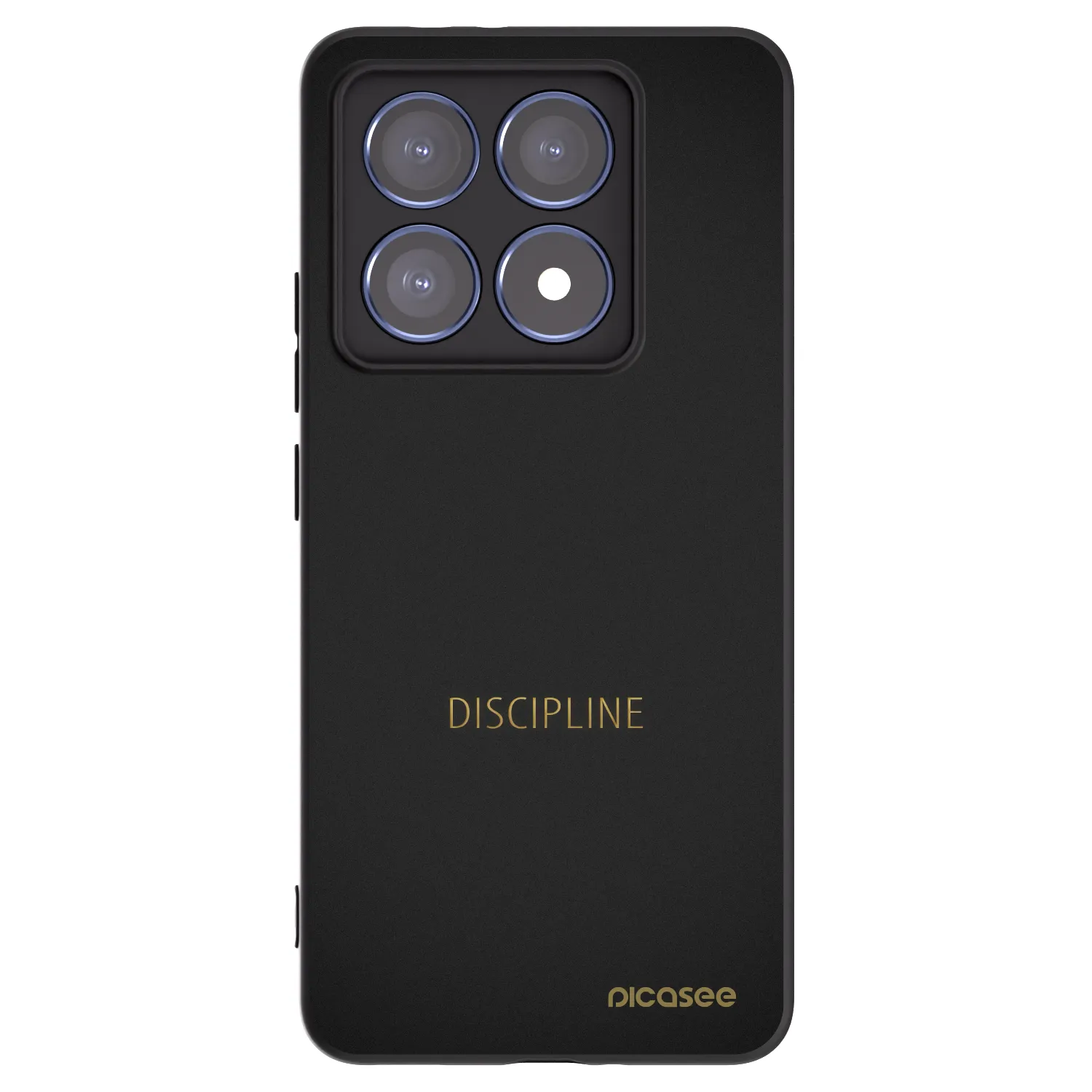 Silikónový čierny obal pre Xiaomi 14T Pro - Discipline