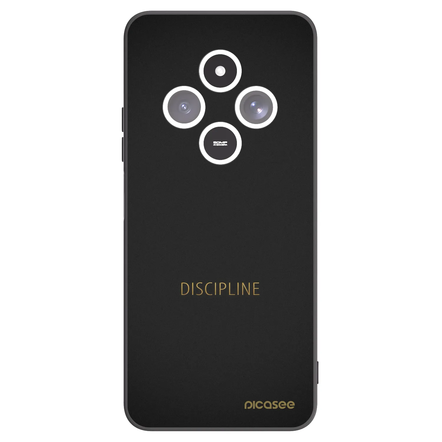 Silikónový čierny obal pre Xiaomi Redmi 14C - Discipline