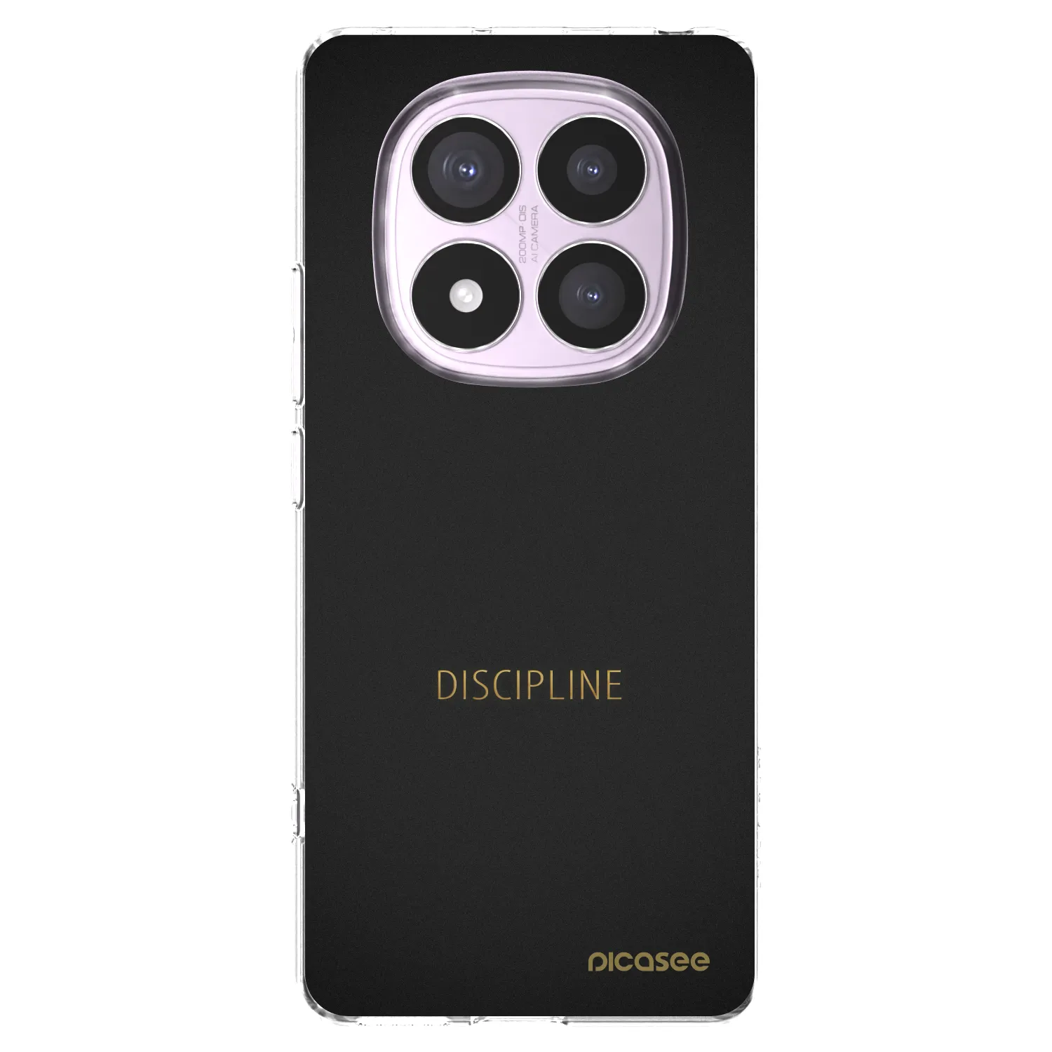 Silikónový prehľadný obal pre Xiaomi Redmi Note 14 Pro 4G - Discipline