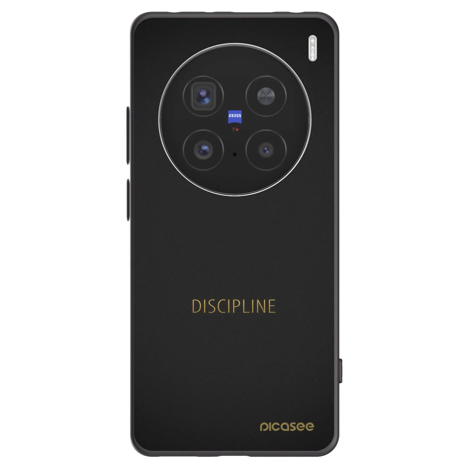 Picasee silikónový čierny obal pre Vivo X200 Pro - Discipline
