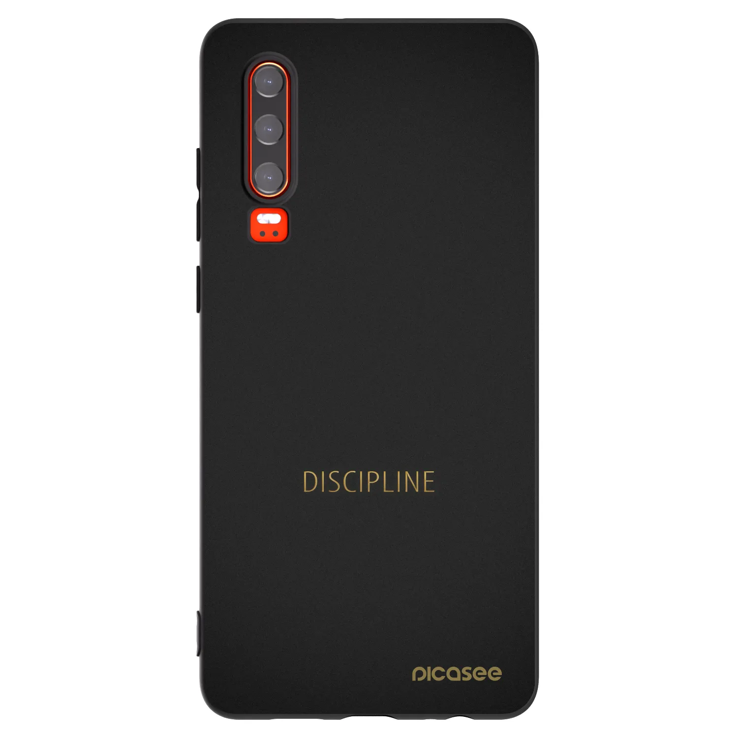 Picasee silikónový čierny obal pre Huawei P30 - Discipline