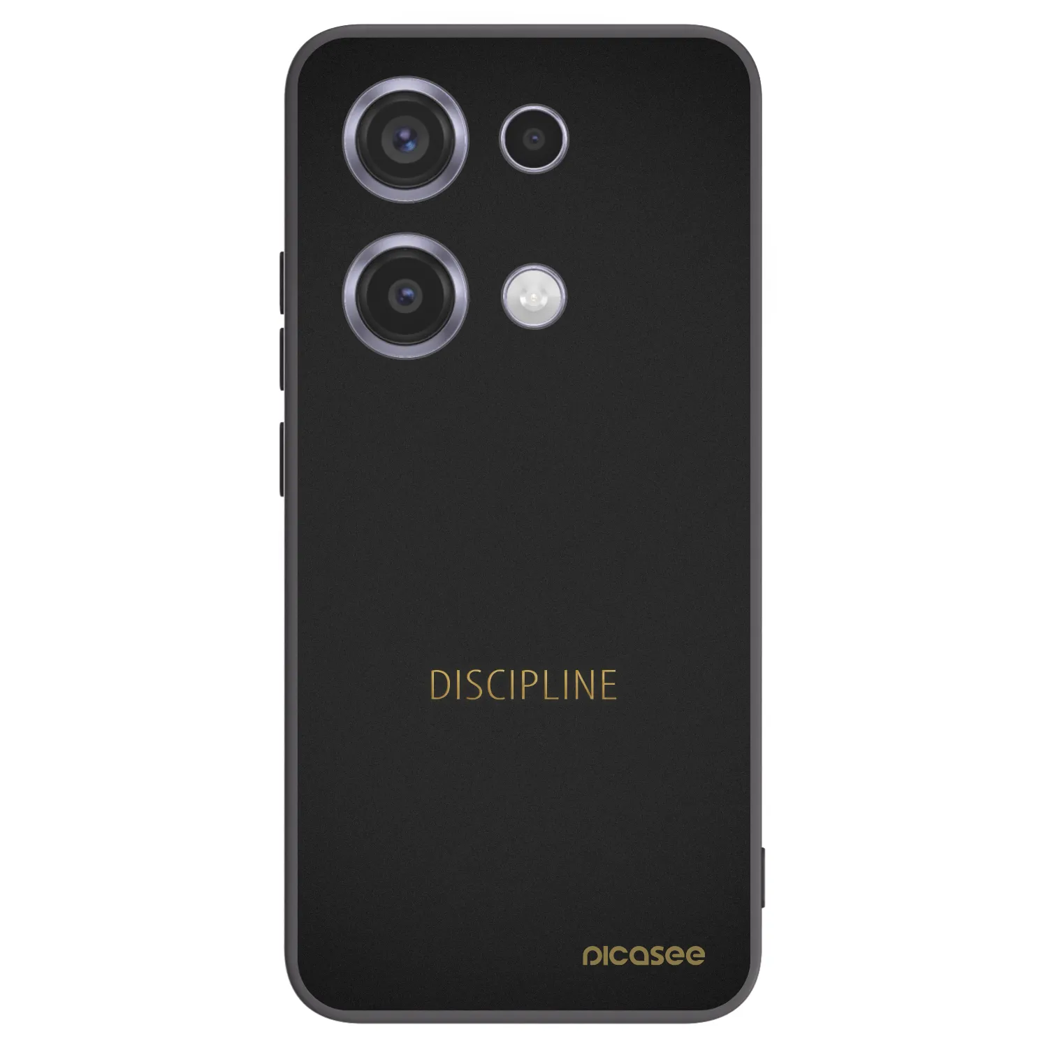 Silikónový čierny obal pre Xiaomi Redmi Note 14S - Discipline