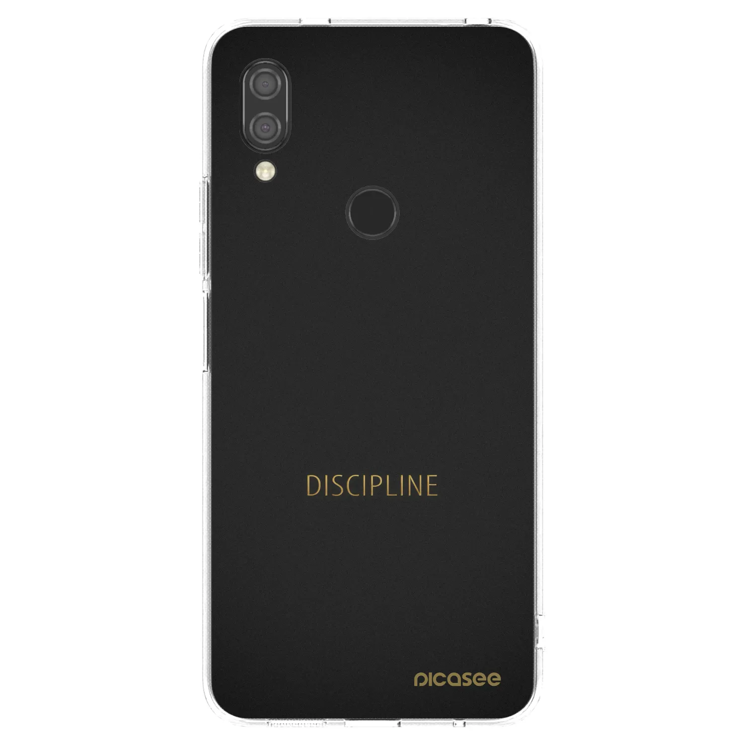 Silikónový prehľadný obal pre Xiaomi Redmi 7 - Discipline