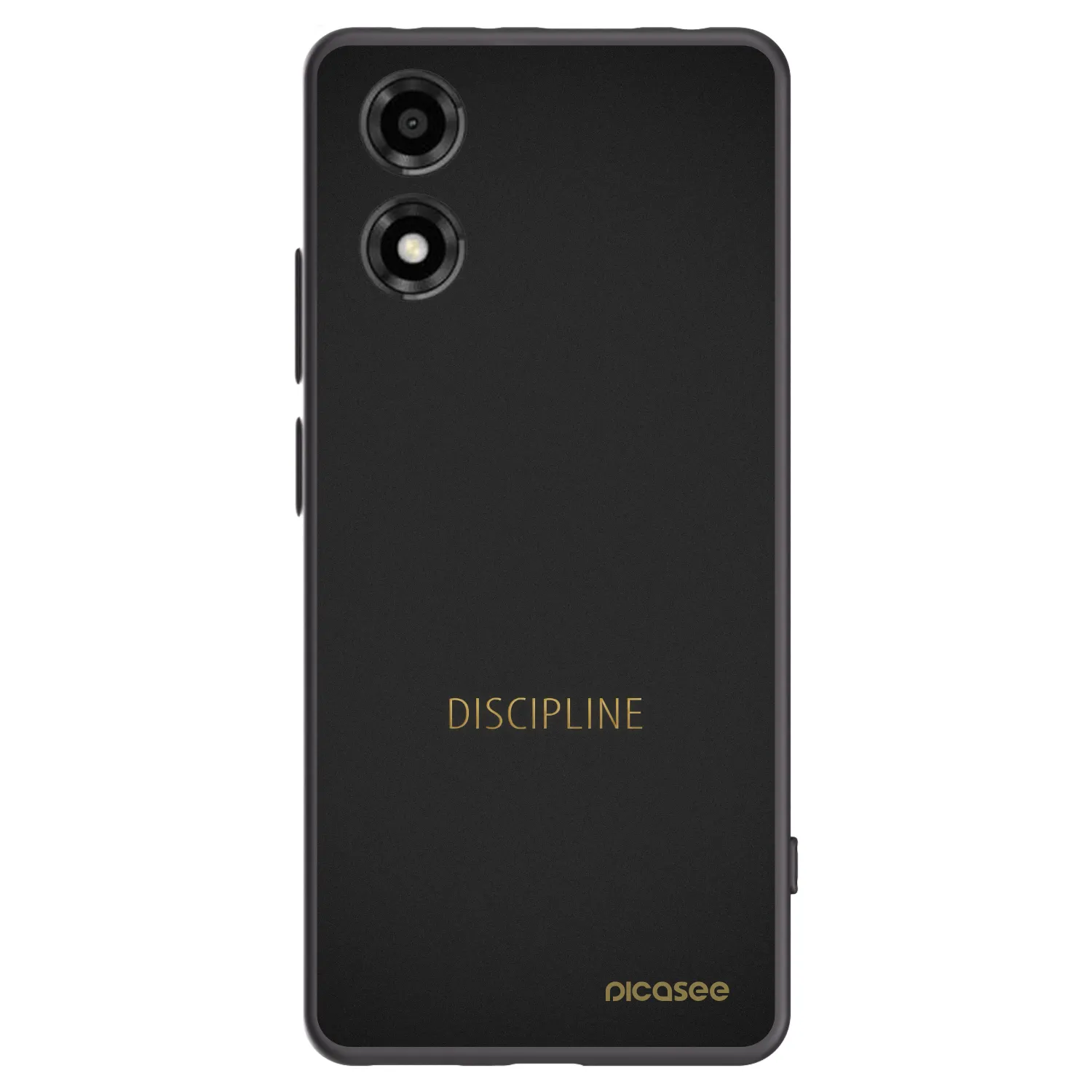 Silikónový čierny obal pre Motorola Moto E14 - Discipline