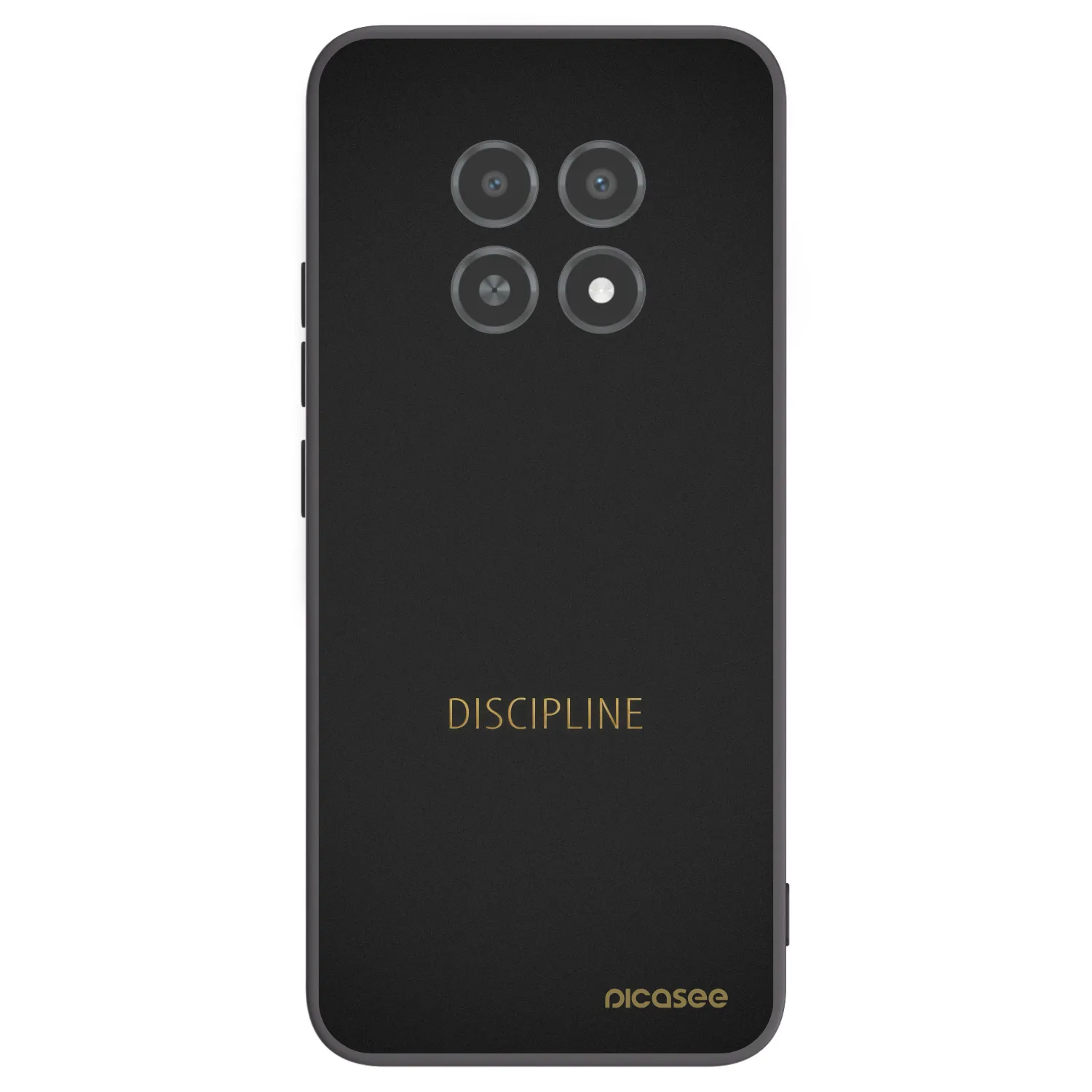 Picasee silikónový čierny obal pre Realme 12X - Discipline
