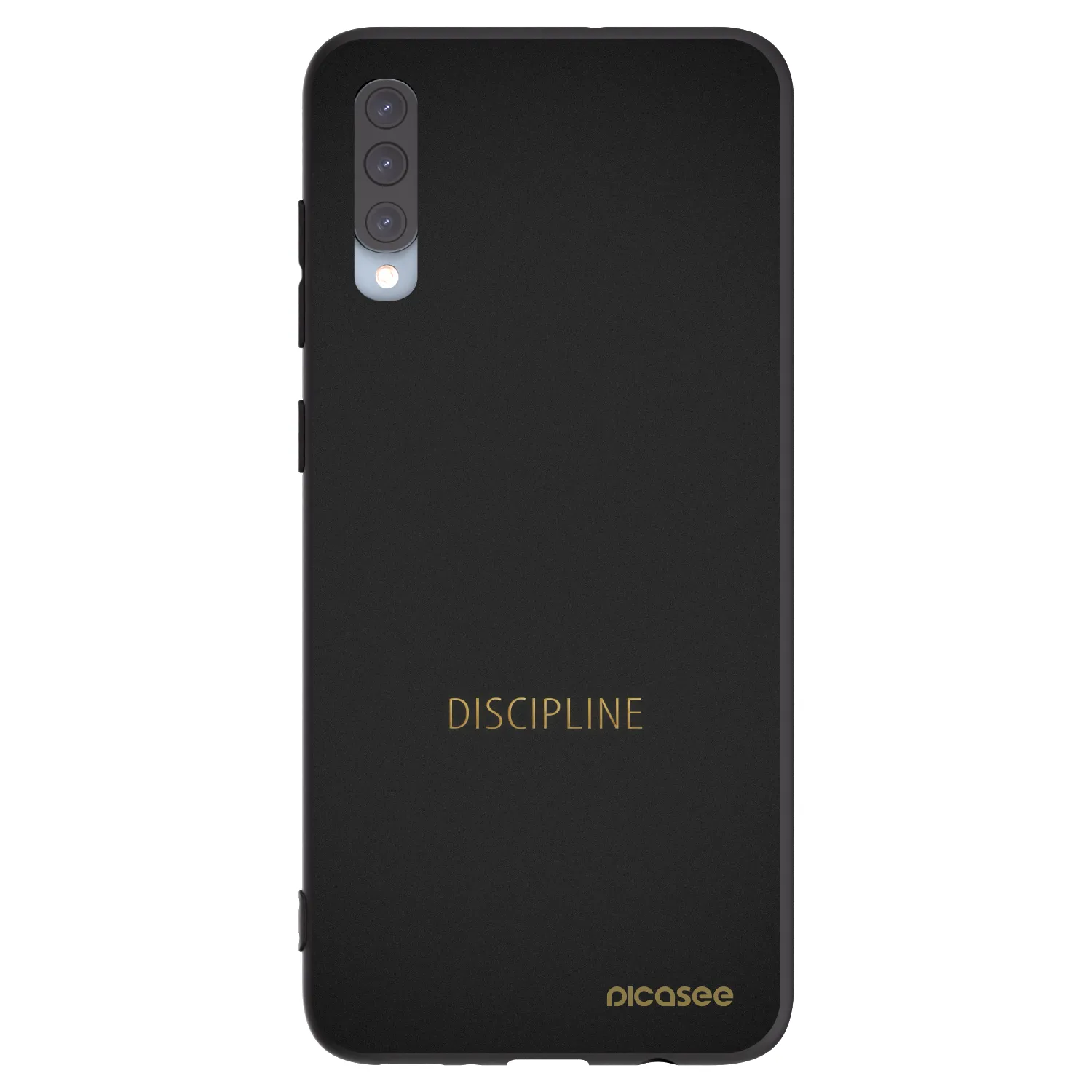 Picasee silikónový čierny obal pre Samsung Galaxy A70 A705F - Discipline