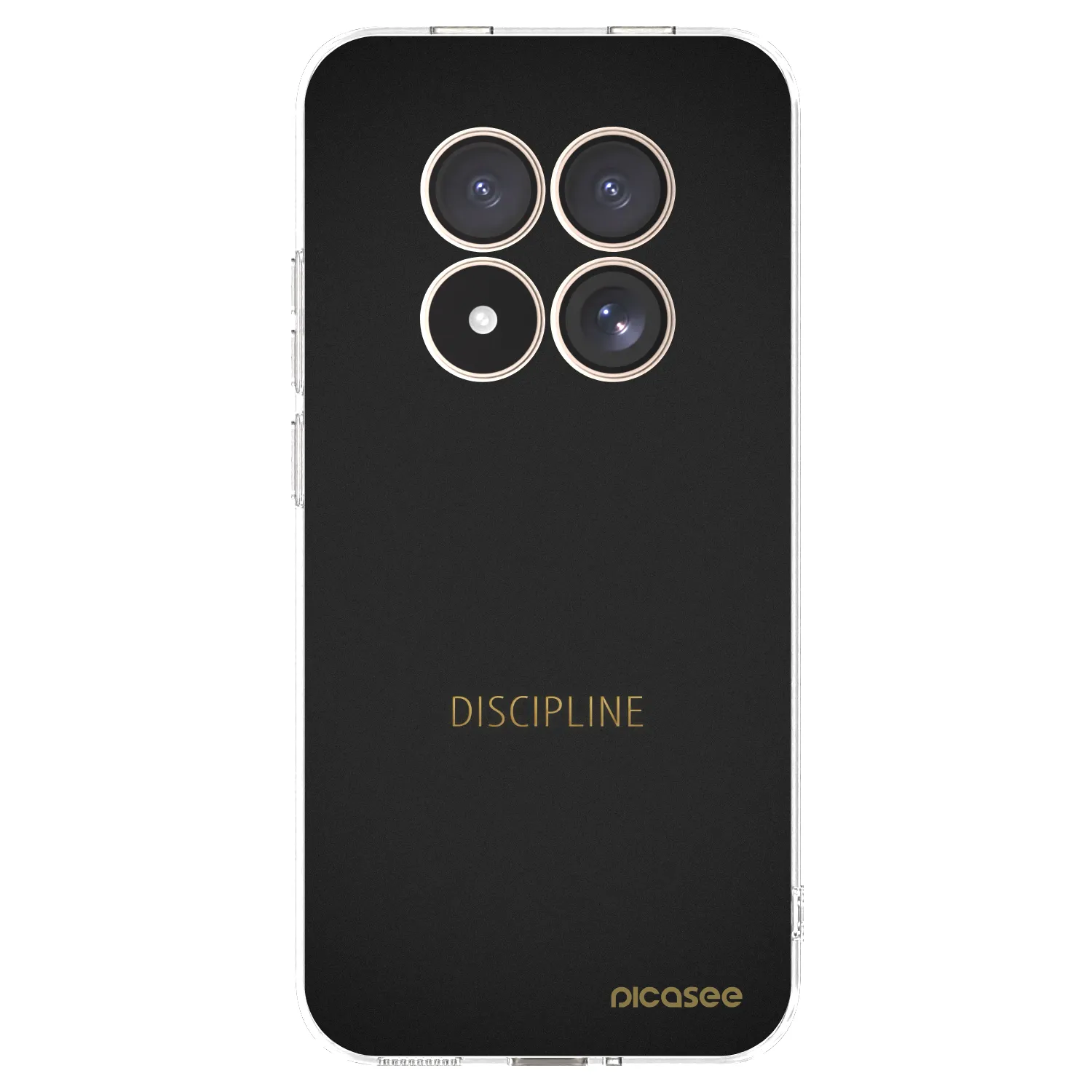 Picasee silikónový prehľadný obal pre Xiaomi Redmi Note 15 Pro 4G - Discipline