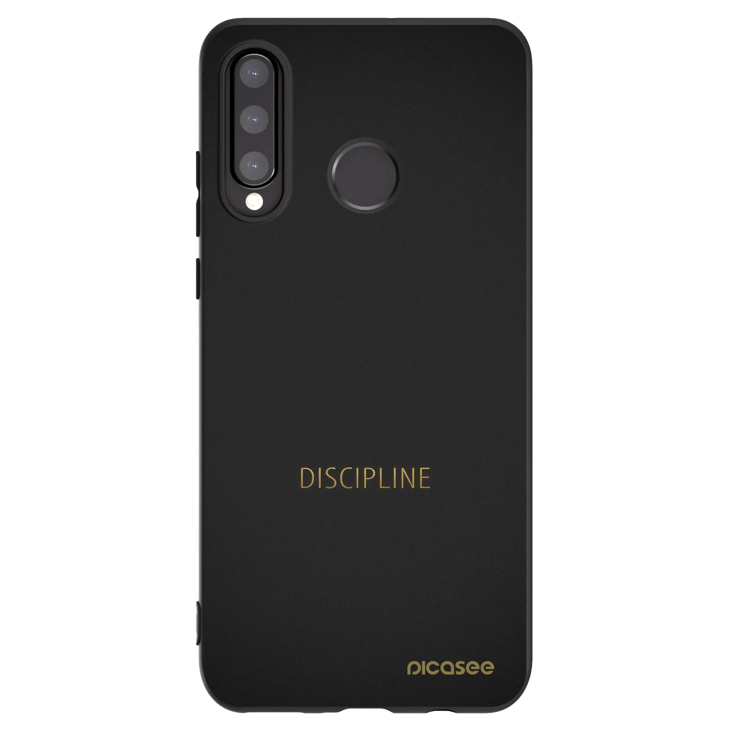 Picasee silikónový čierny obal pre Huawei P30 Lite - Discipline